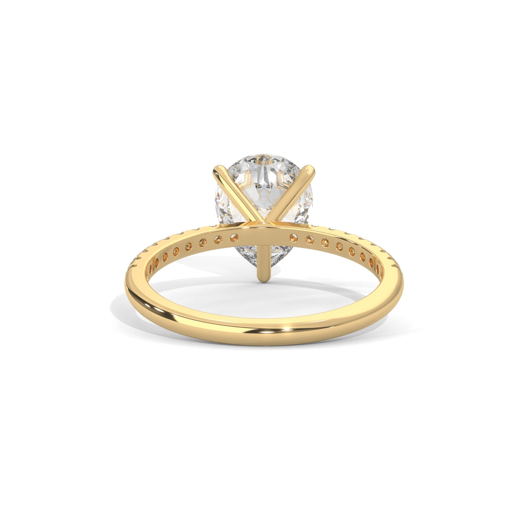 Tearra Pear Cut Diamond Ring (2 cntr ct).