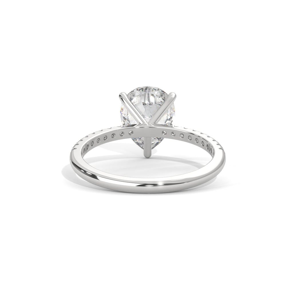 Tearra Pear Cut Diamond Ring (2 cntr ct).