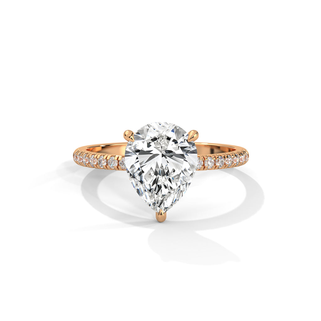 Tearra Pear Cut Diamond Ring (2 cntr ct).