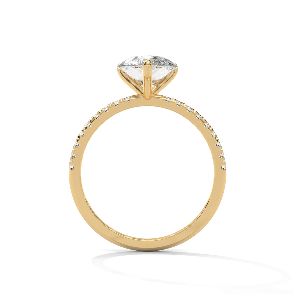 Tearra Pear Cut Diamond Ring (2 cntr ct).