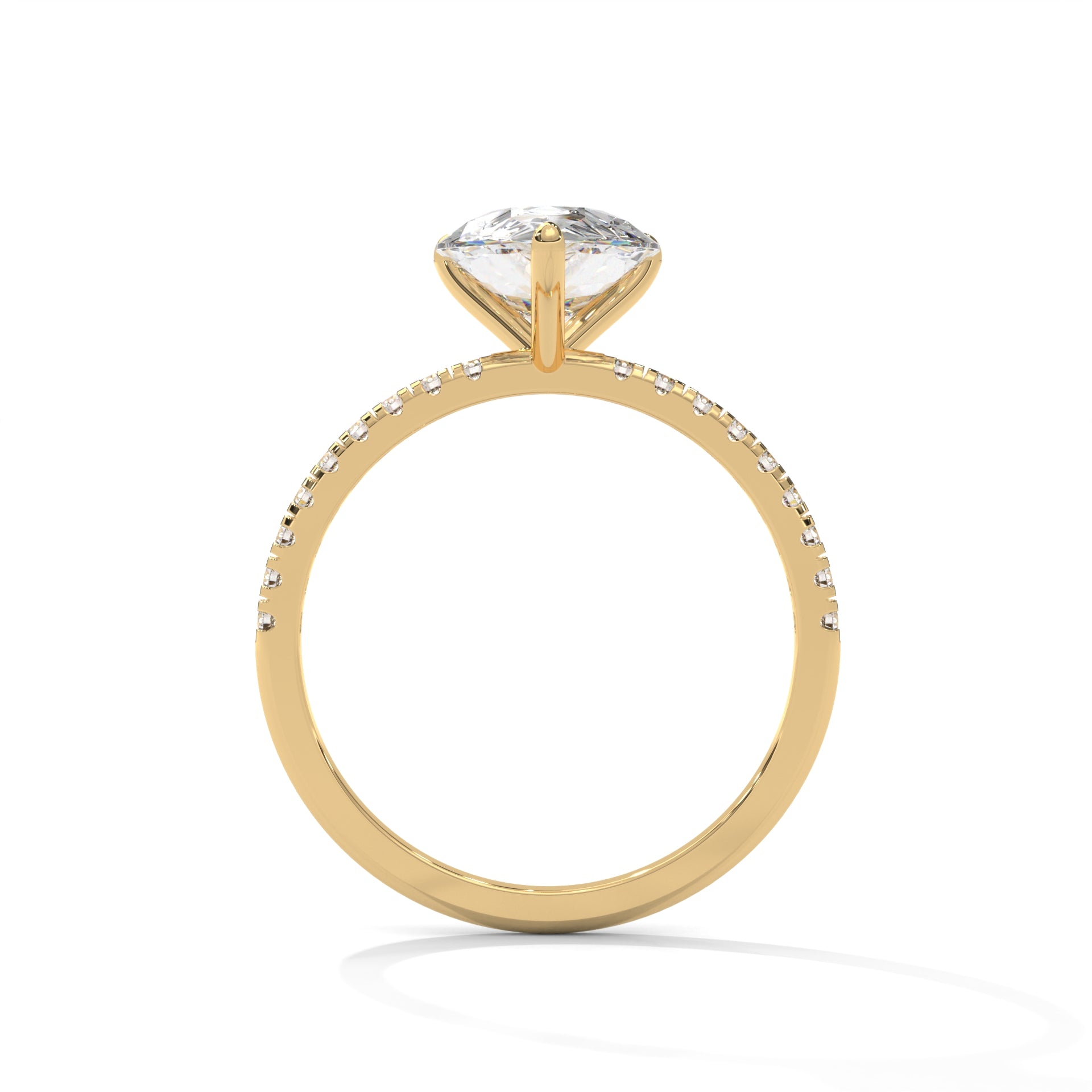 Tearra Pear Cut Diamond Ring (2 cntr ct).