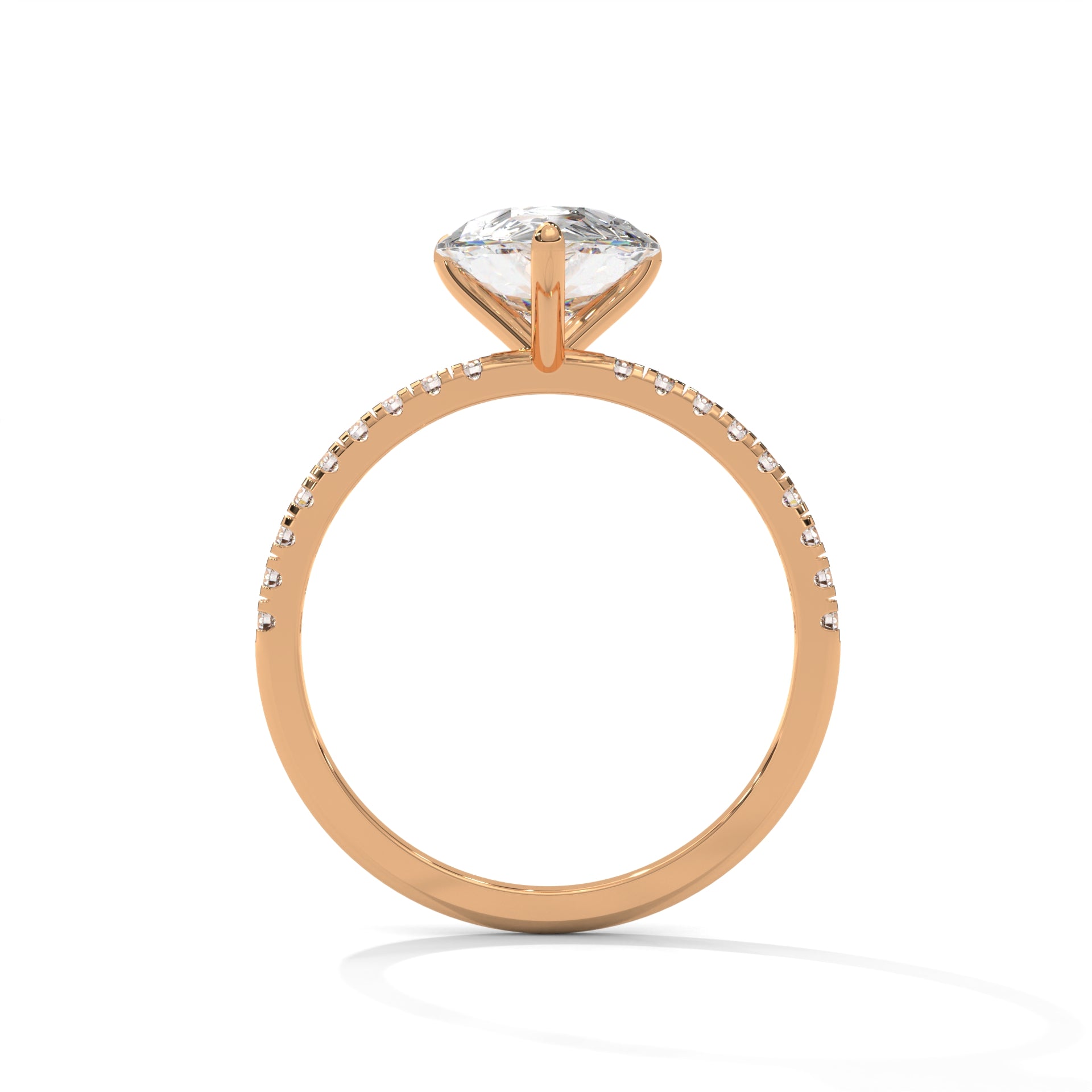 Tearra Pear Cut Diamond Ring (2 cntr ct).