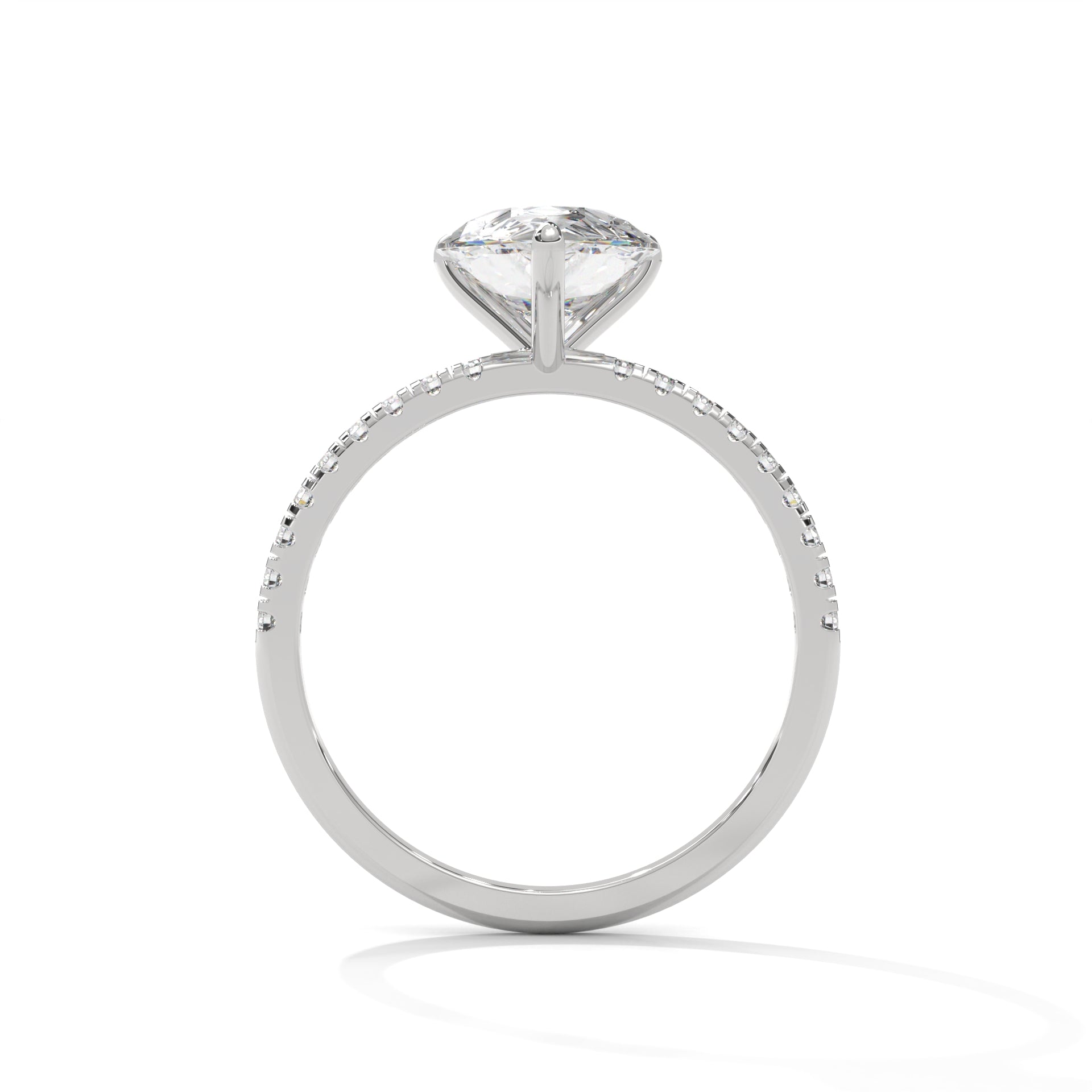 Tearra Pear Cut Diamond Ring (2 cntr ct).