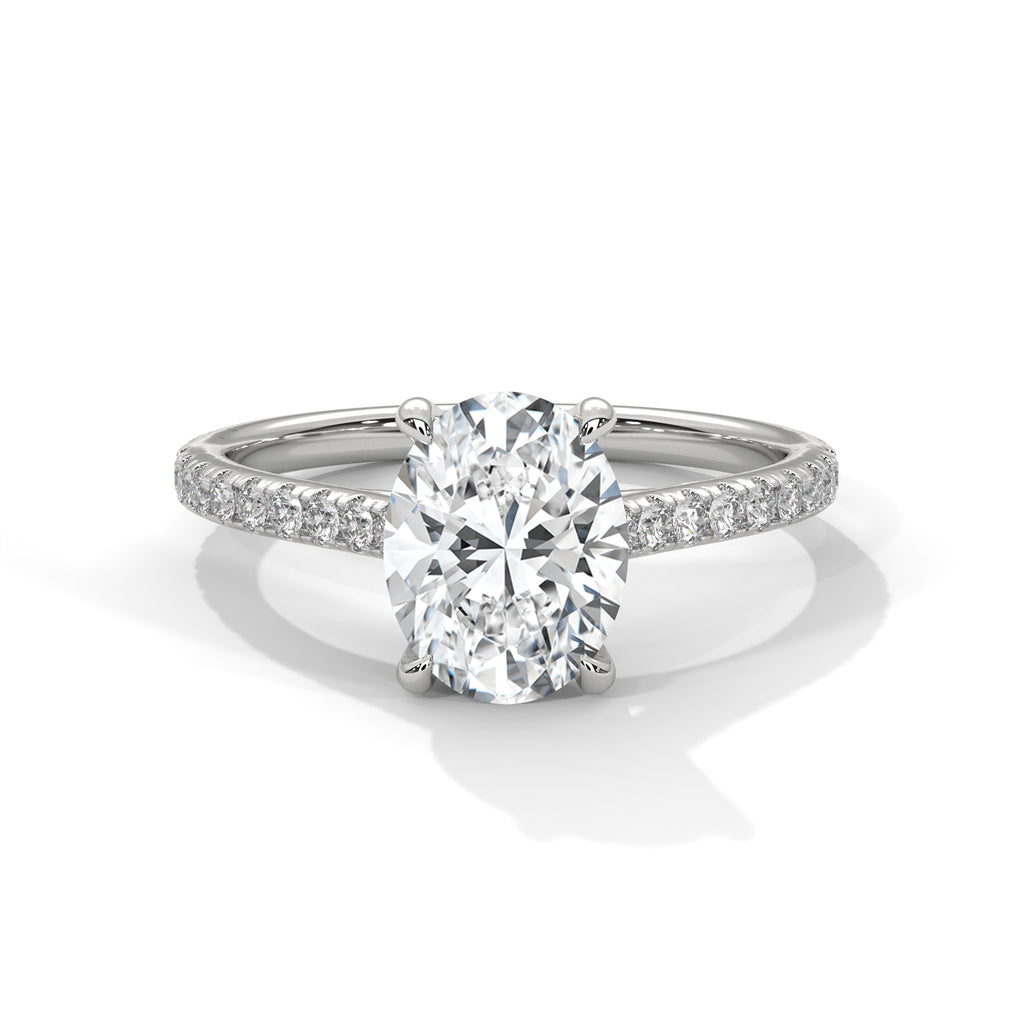 Kargir Ring with 2ct Oval Lab Diamond