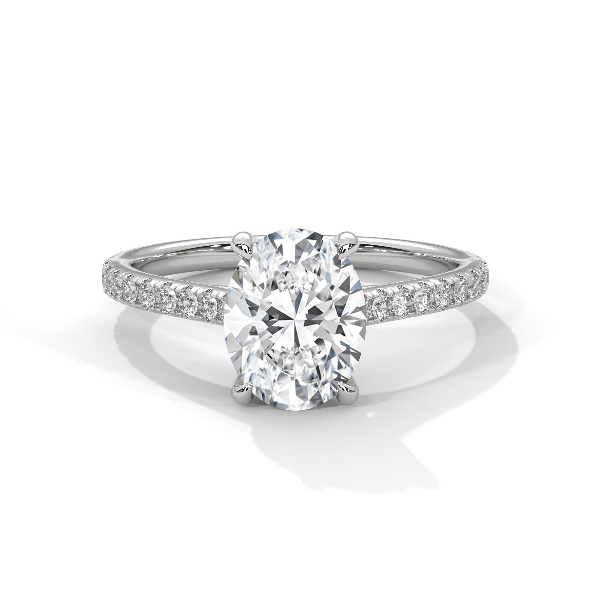 Kargir Ring with 2ct Oval Lab Diamond