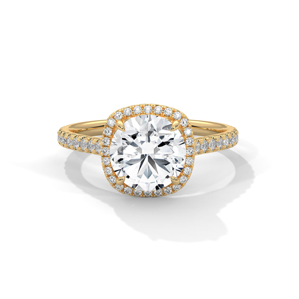 Eclipse Halo Diamond Ring (2.00ct cntr.)