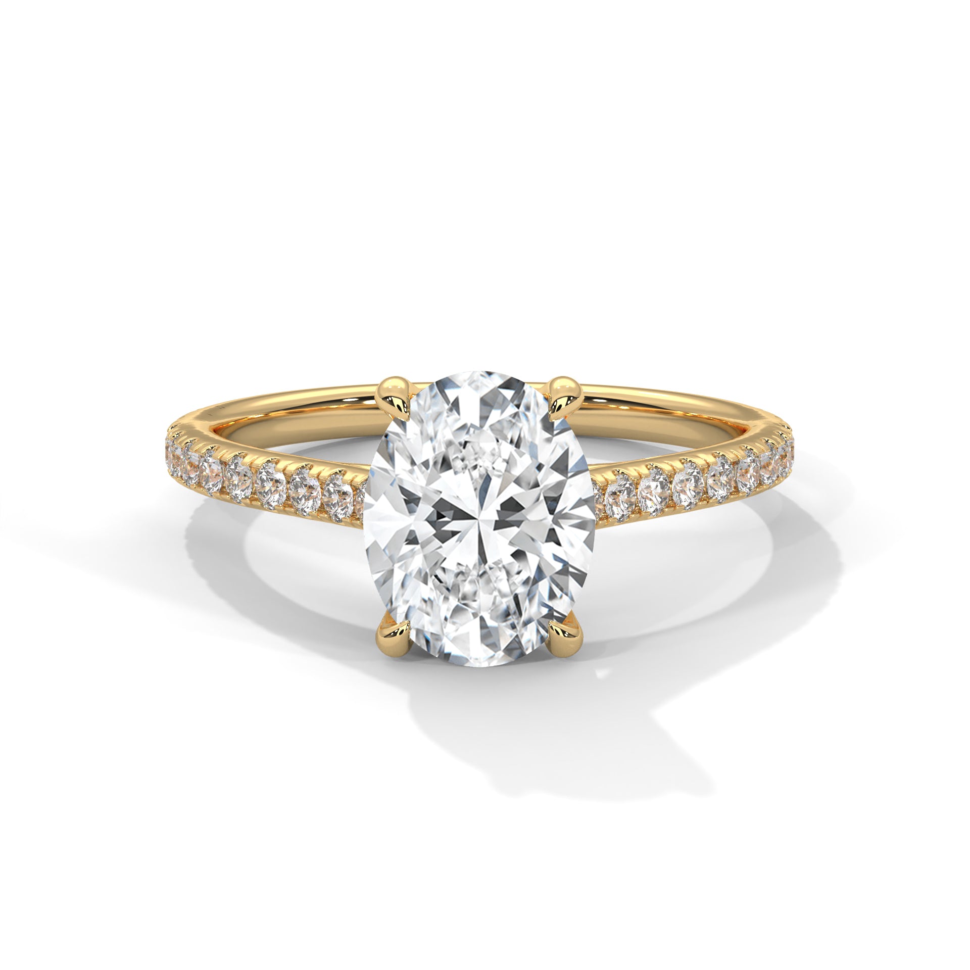 Kargir Ring with 2ct Oval Lab Diamond