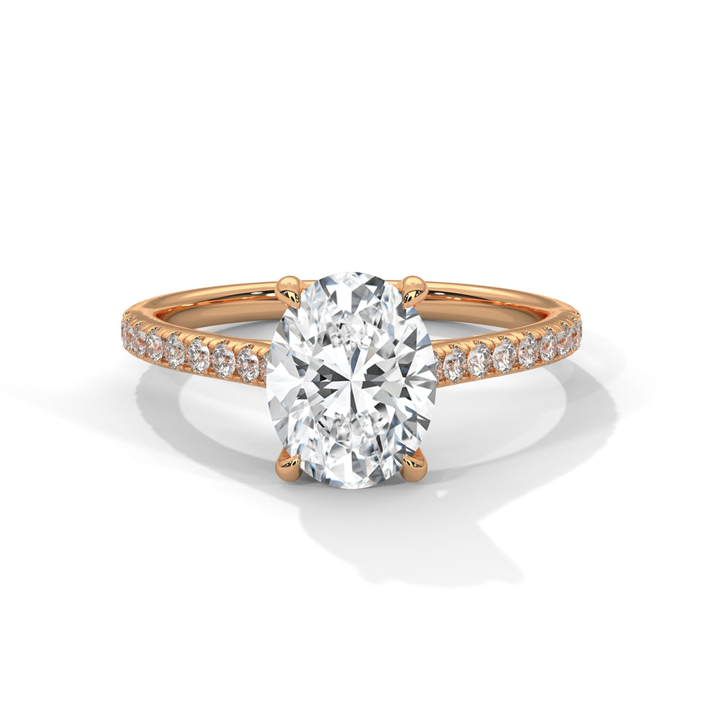 Kargir Ring with 2ct Oval Lab Diamond