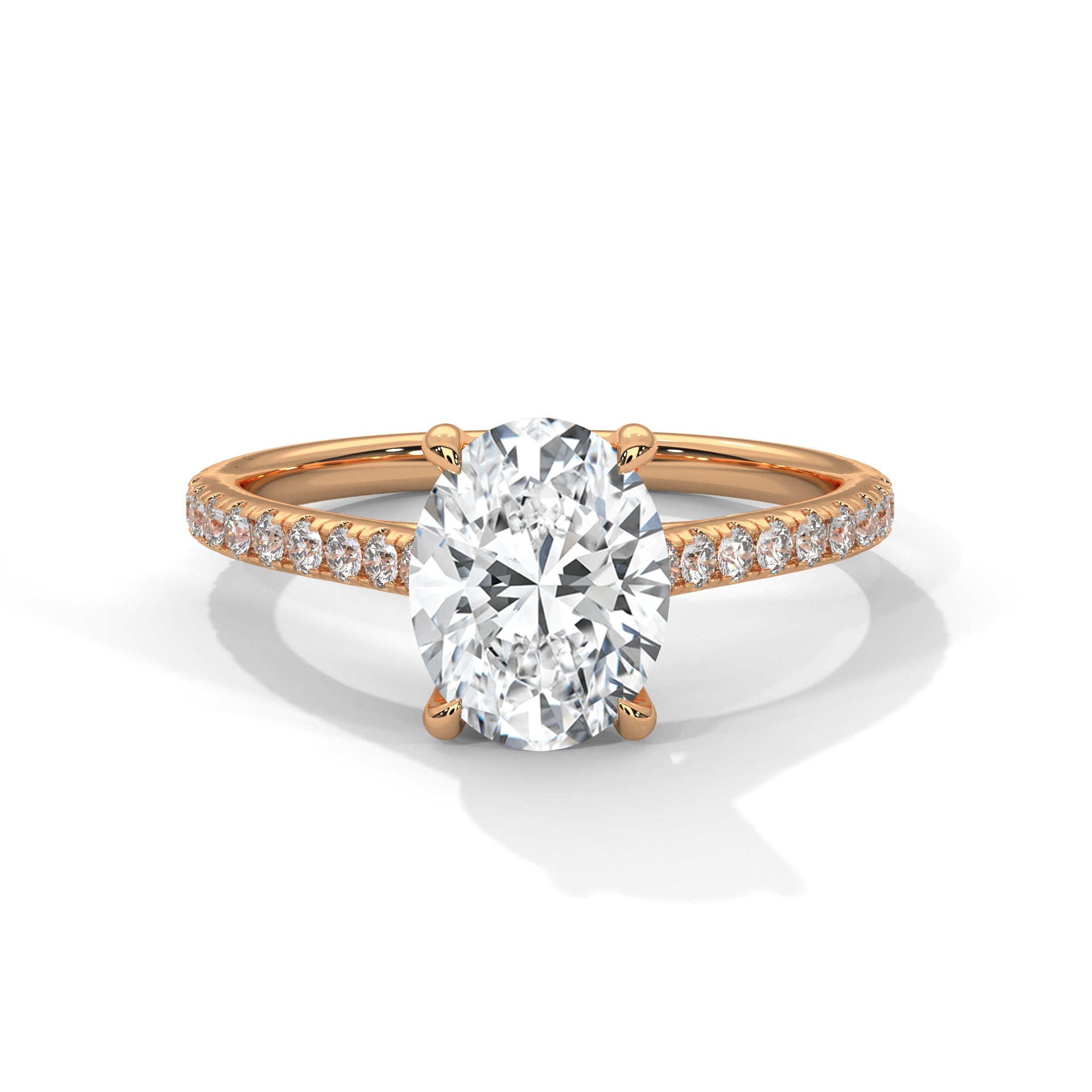 Kargir Ring with 2ct Oval Lab Diamond
