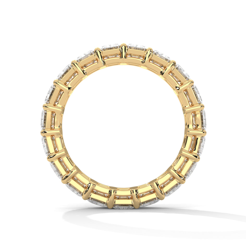 Emerald Cut Eternity Band