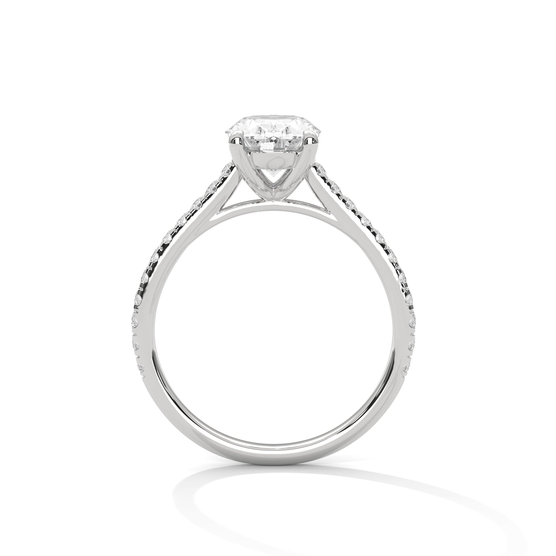Kargir Ring with 2ct Oval Lab Diamond