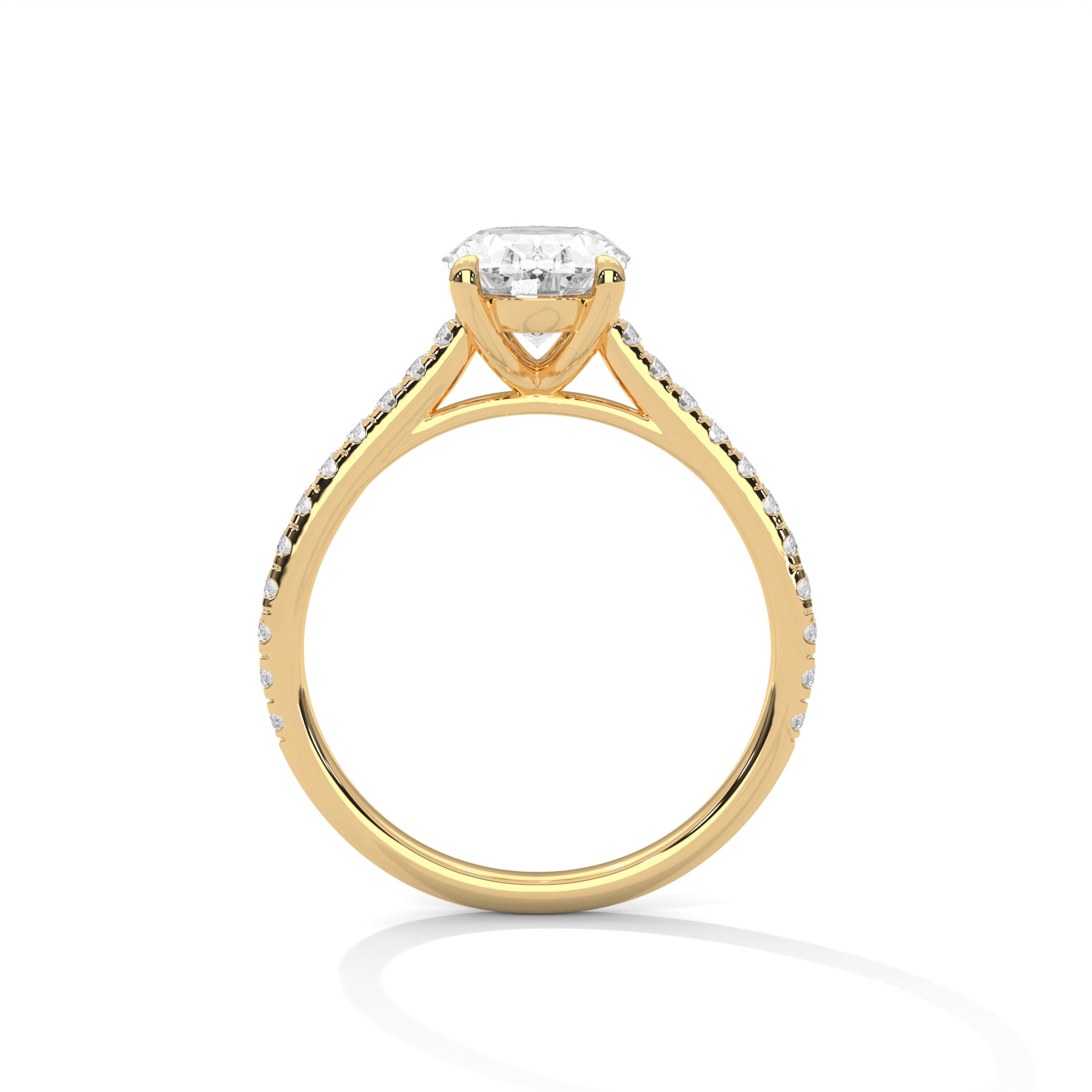 Kargir Ring with 2ct Oval Lab Diamond