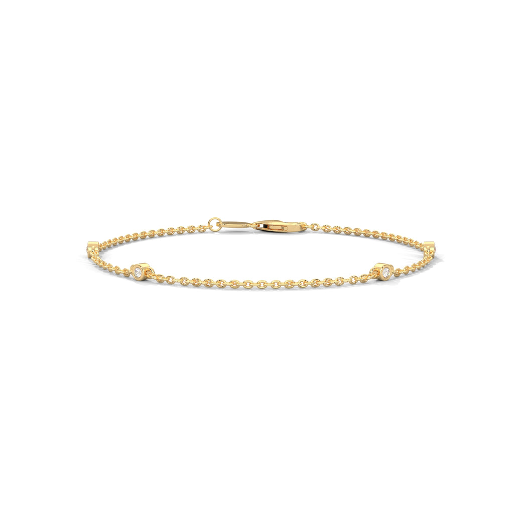 Beaded Diamond Bracelet (1/14 ct. tw)