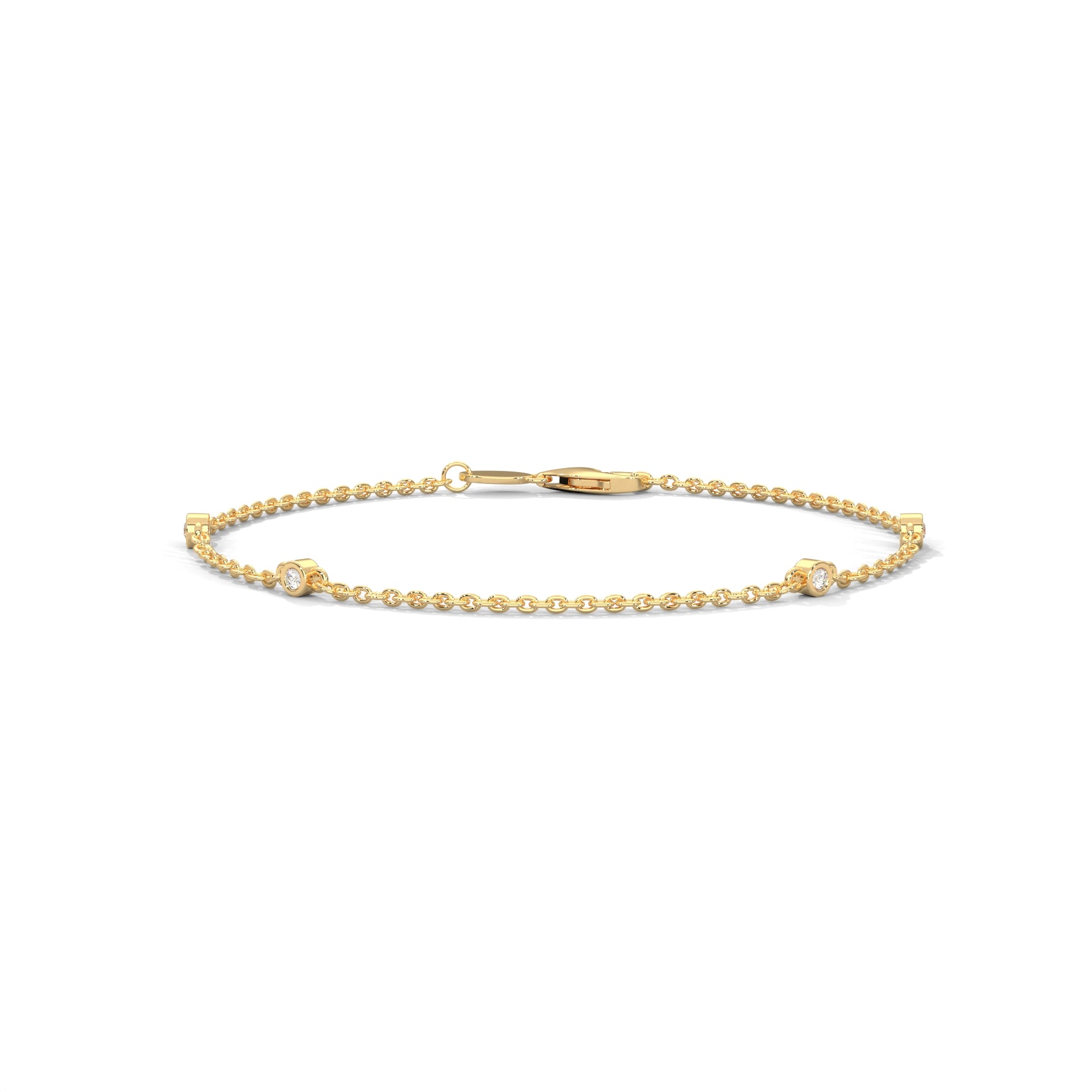Beaded Diamond Bracelet (1/14 ct. tw)