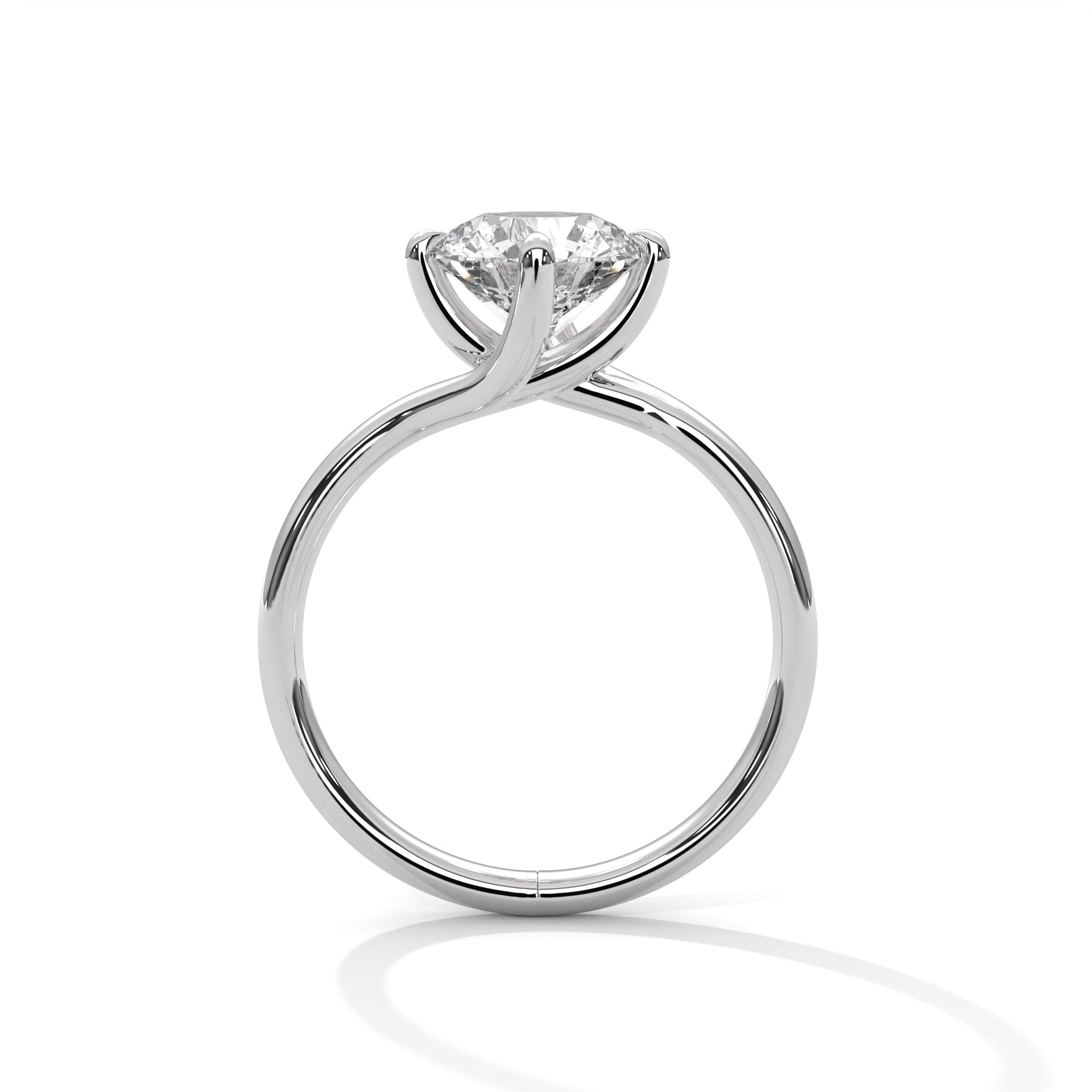 Elara Ring 2ct Round Brilliant Cut Diamond