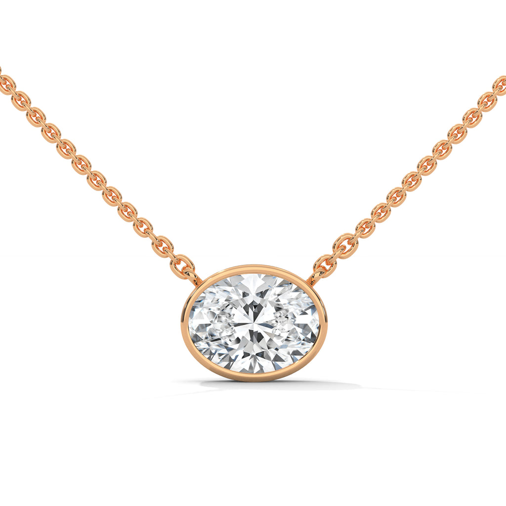 Vue Oval Diamond Pendant Necklace (0.75 ct. tw.)