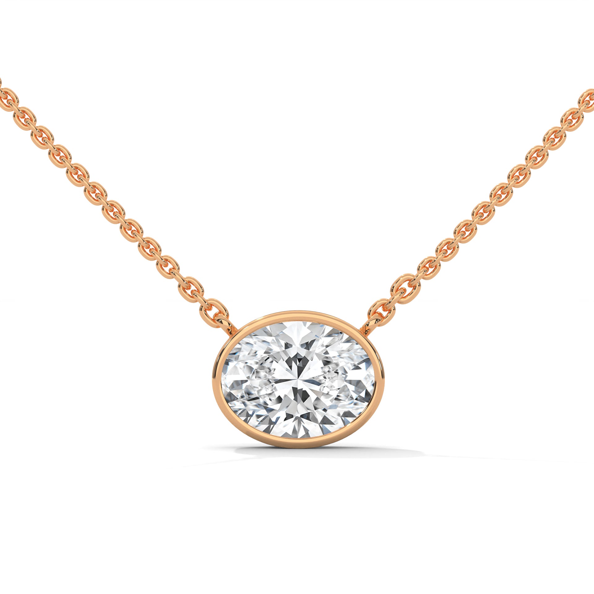 Vue Oval Diamond Pendant Necklace (0.75 ct. tw.)