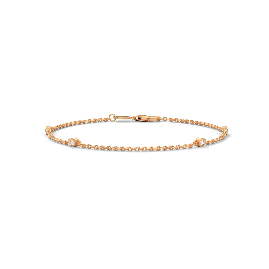 Beaded Diamond Bracelet (1/14 ct. tw)