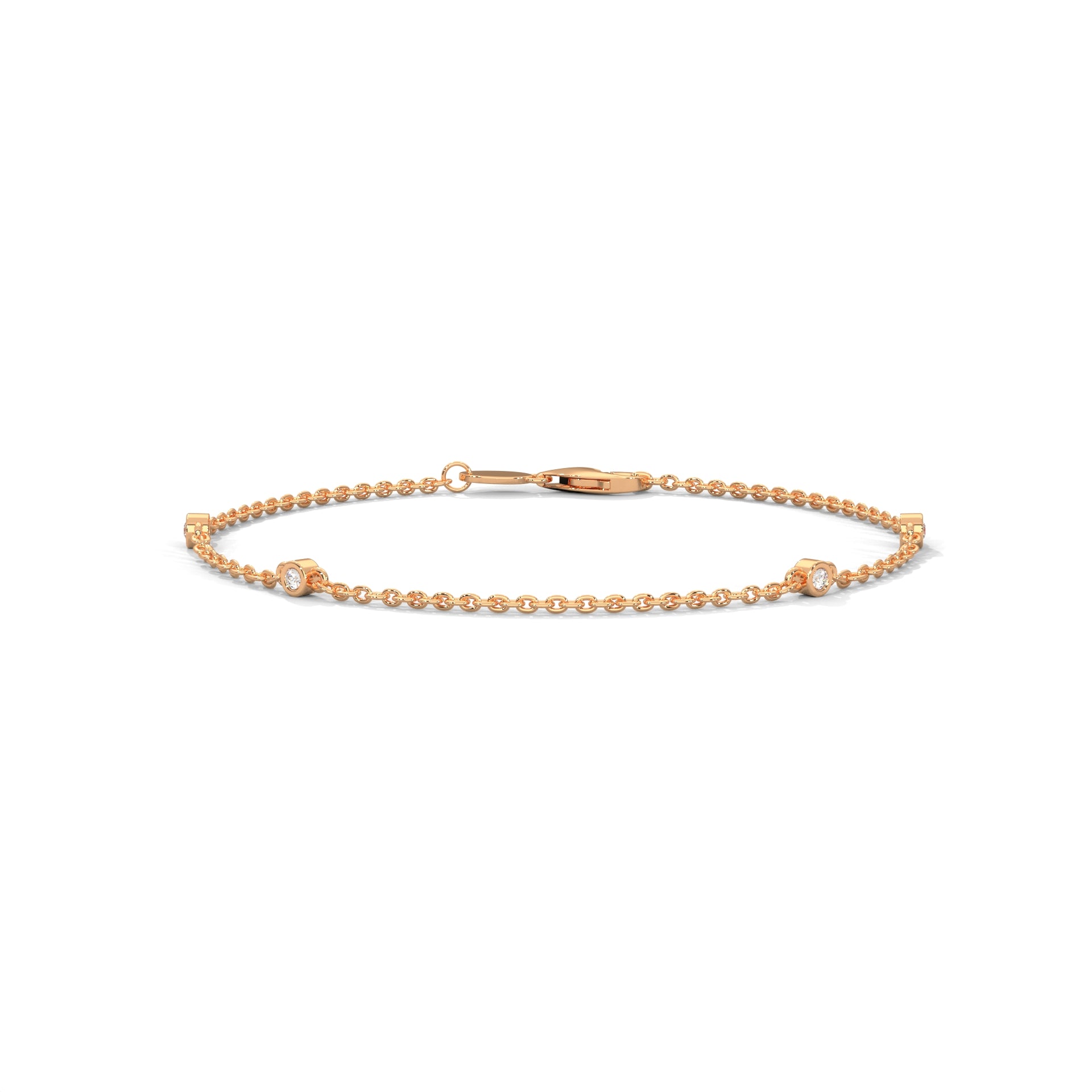 Beaded Diamond Bracelet (1/14 ct. tw)
