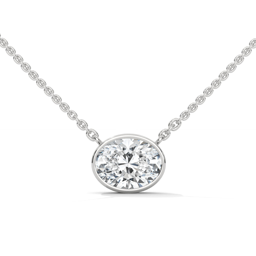 Vue Oval Diamond Pendant Necklace (0.75 ct. tw.)