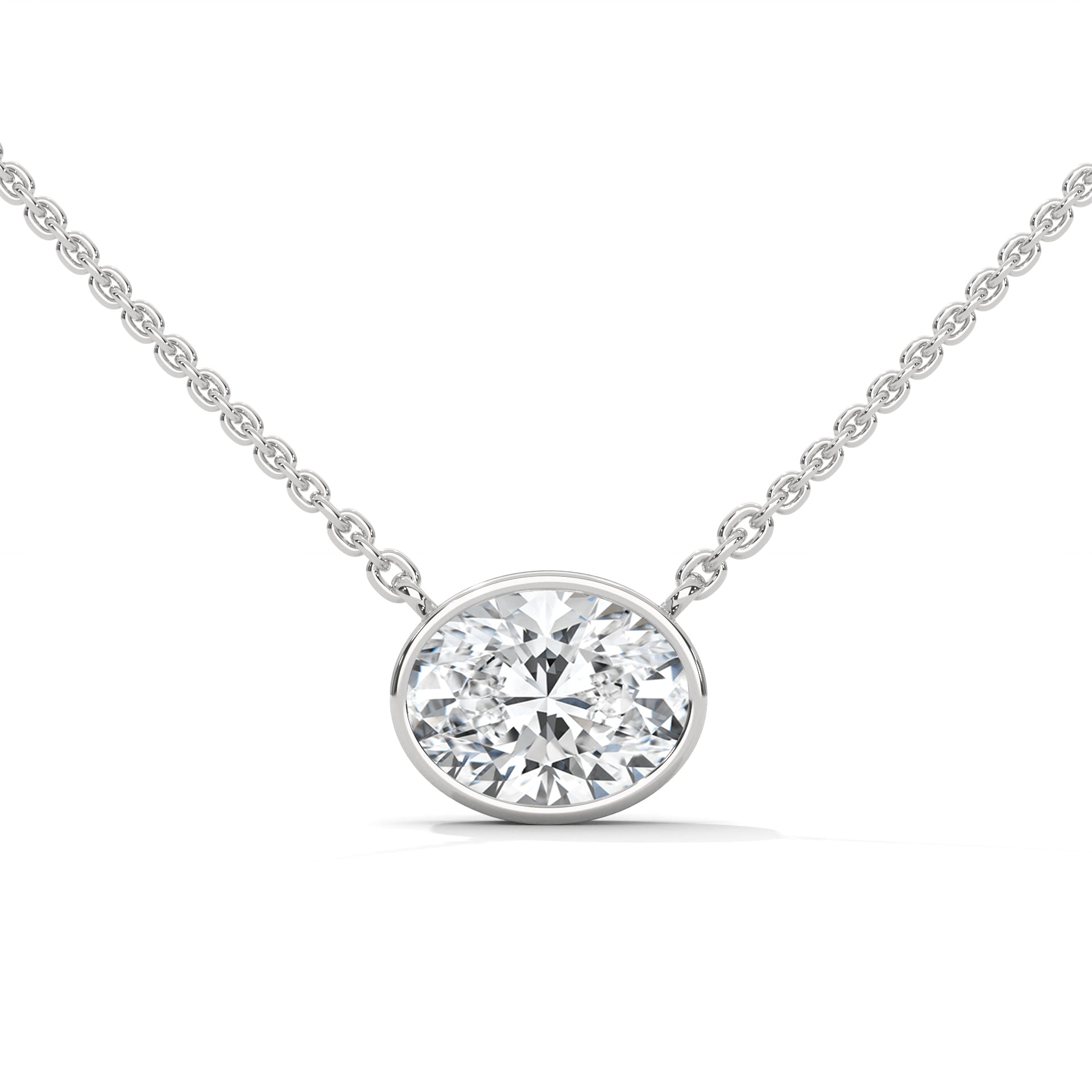 Vue Oval Diamond Pendant Necklace (0.75 ct. tw.)