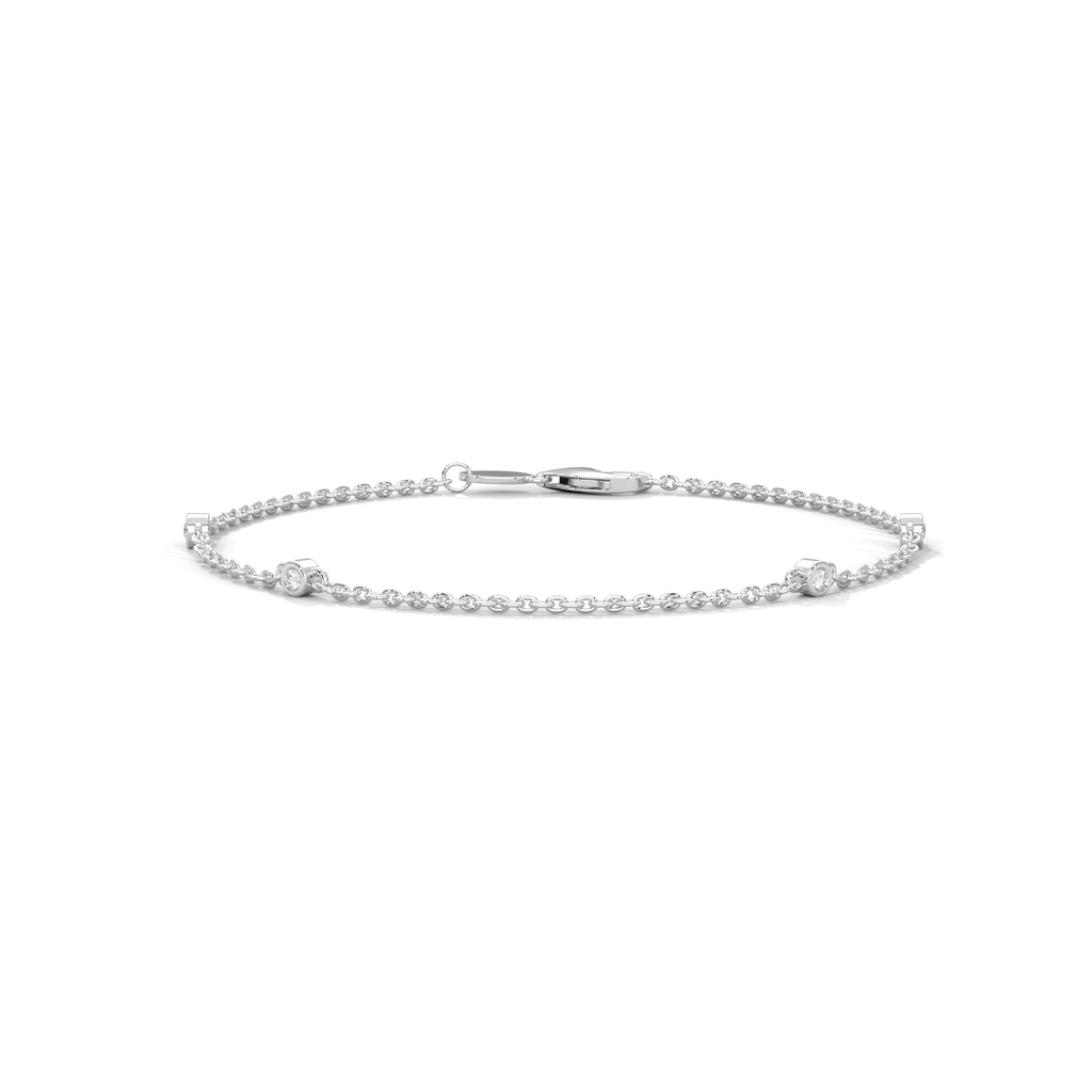 Beaded Diamond Bracelet (1/14 ct. tw)