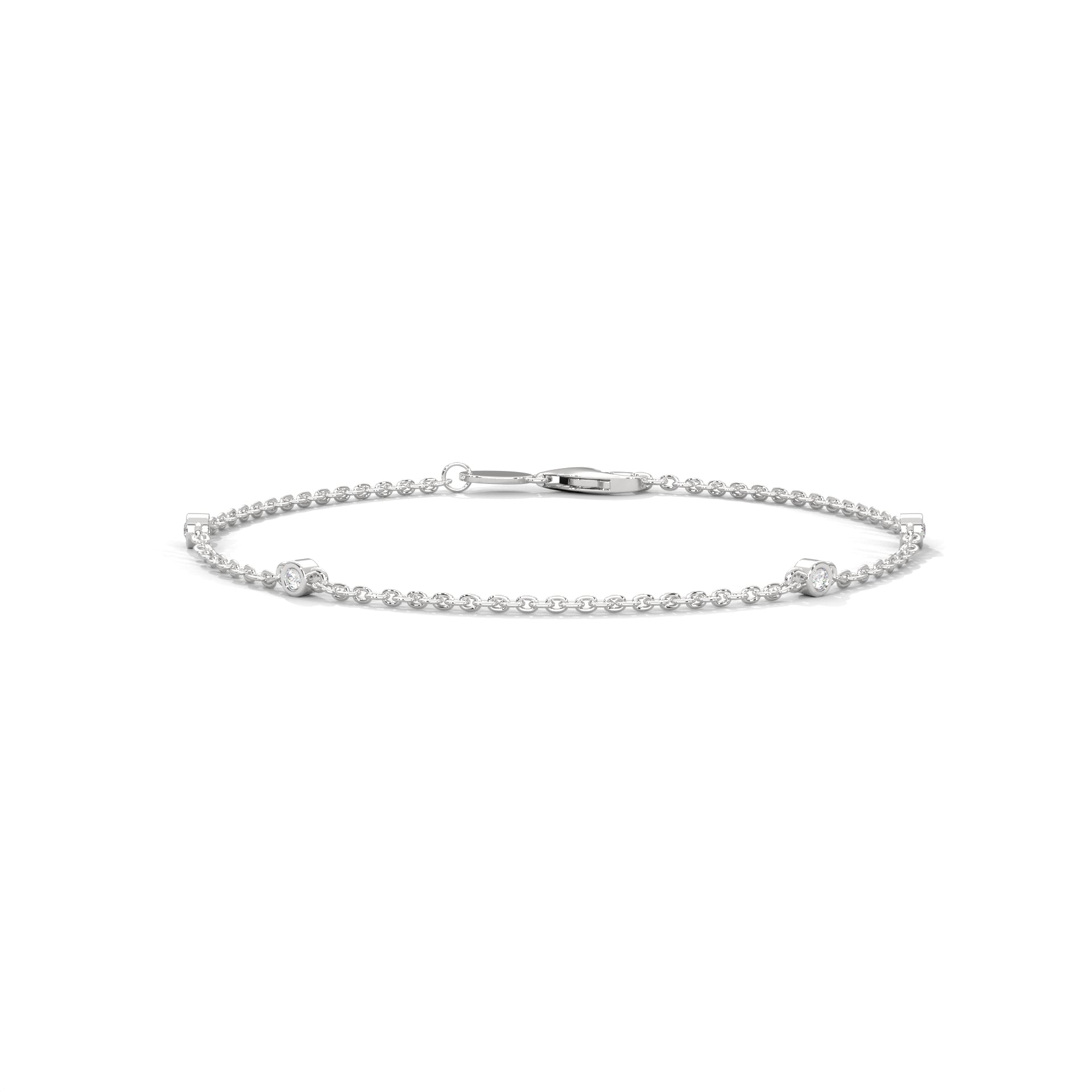 Beaded Diamond Bracelet (1/14 ct. tw)