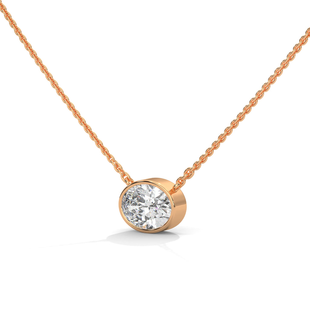 Vue Oval Diamond Pendant Necklace (0.75 ct. tw.)