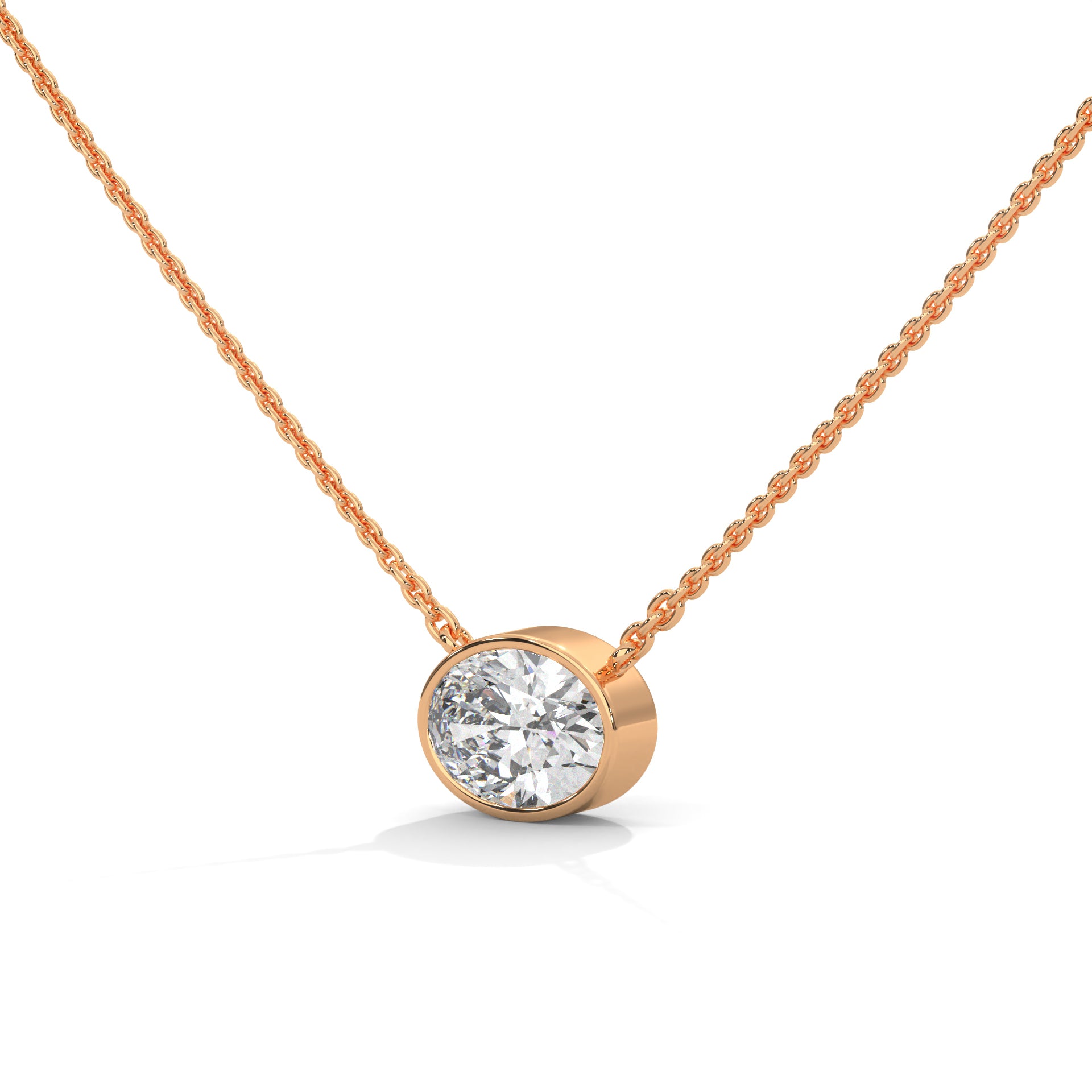 Vue Oval Diamond Pendant Necklace (0.75 ct. tw.)