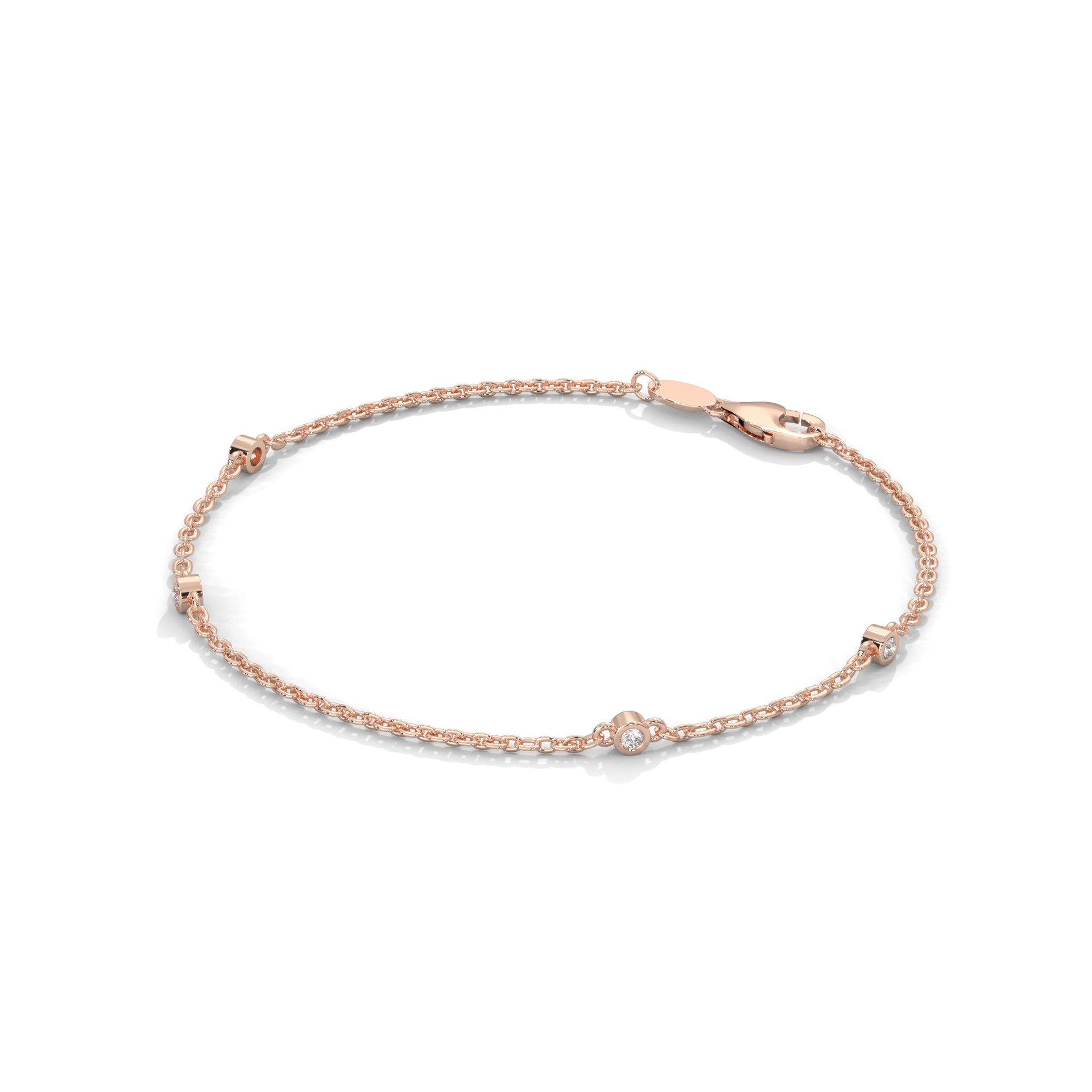 Beaded Diamond Bracelet (1/14 ct. tw)
