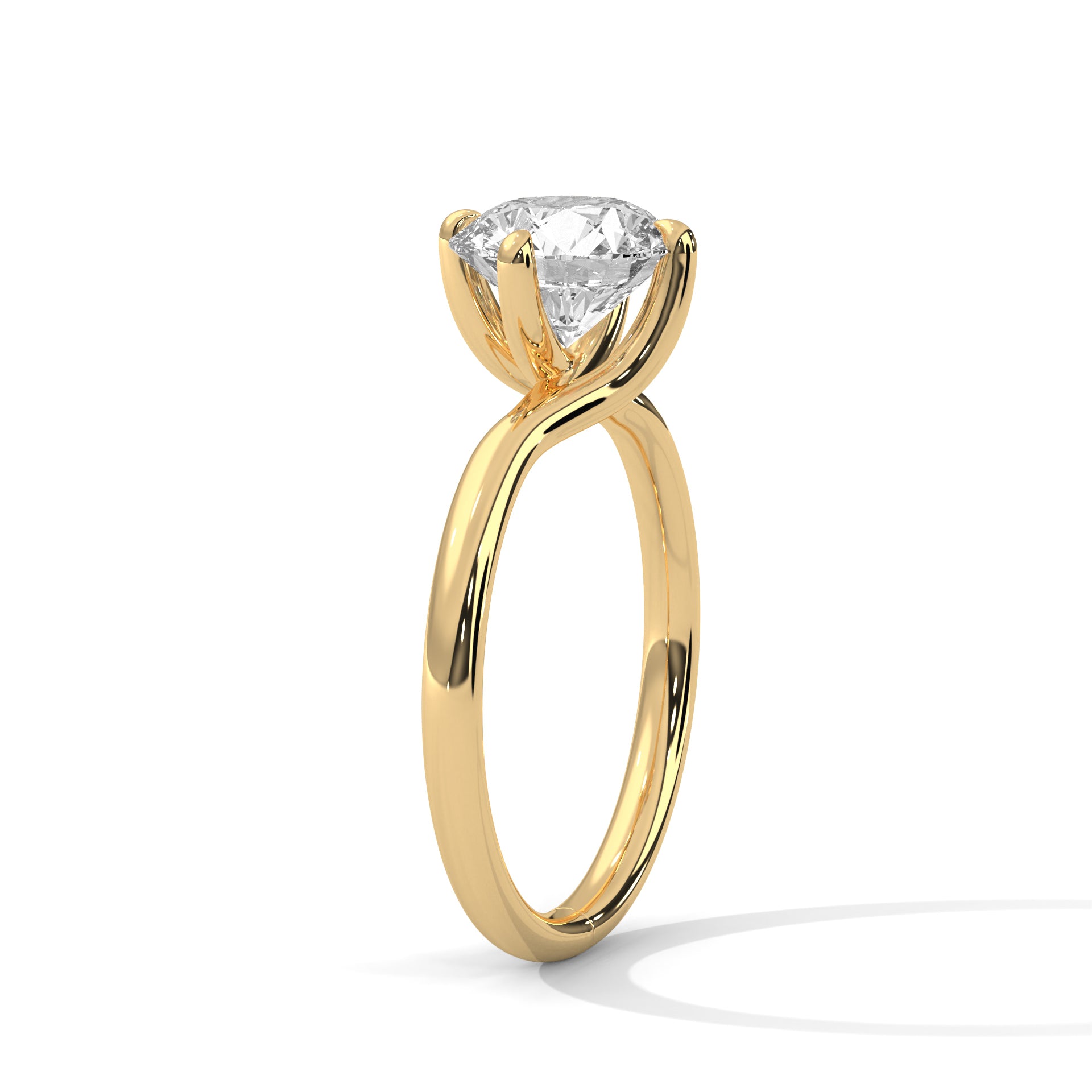 Elara Ring 2ct Round Brilliant Cut Diamond