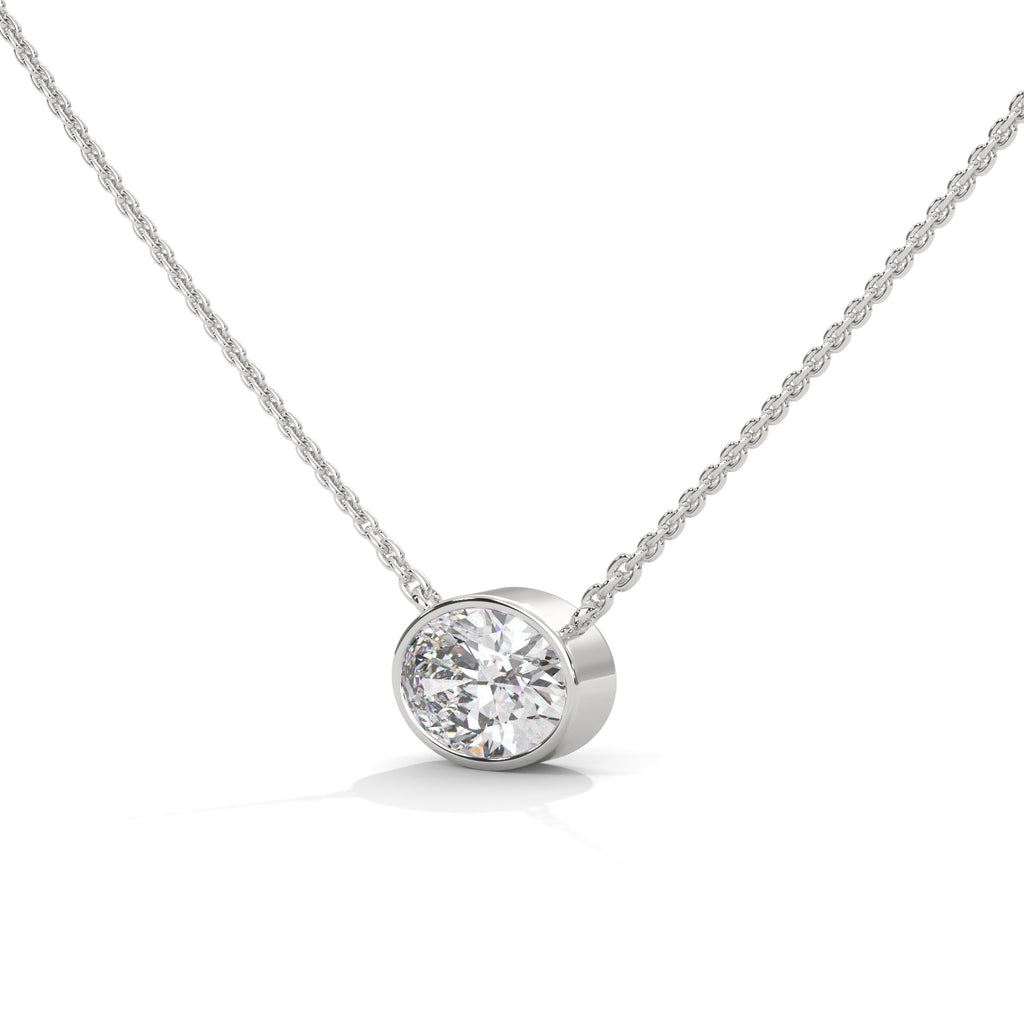 Vue Oval Diamond Pendant Necklace (0.75 ct. tw.)