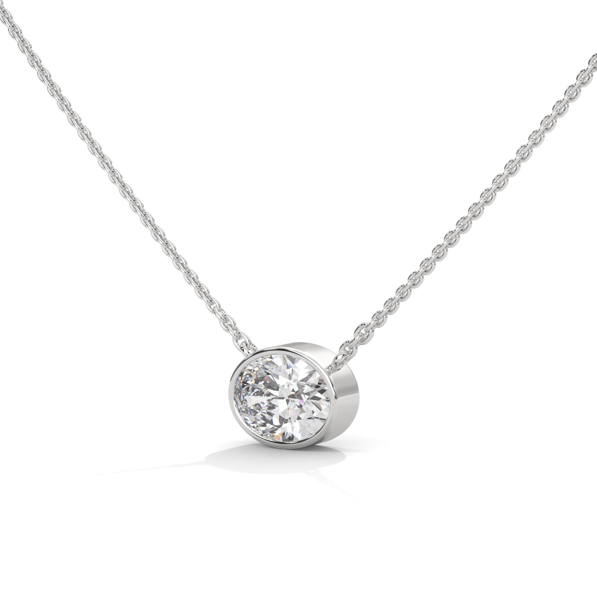 Vue Oval Diamond Pendant Necklace (0.75 ct. tw.)