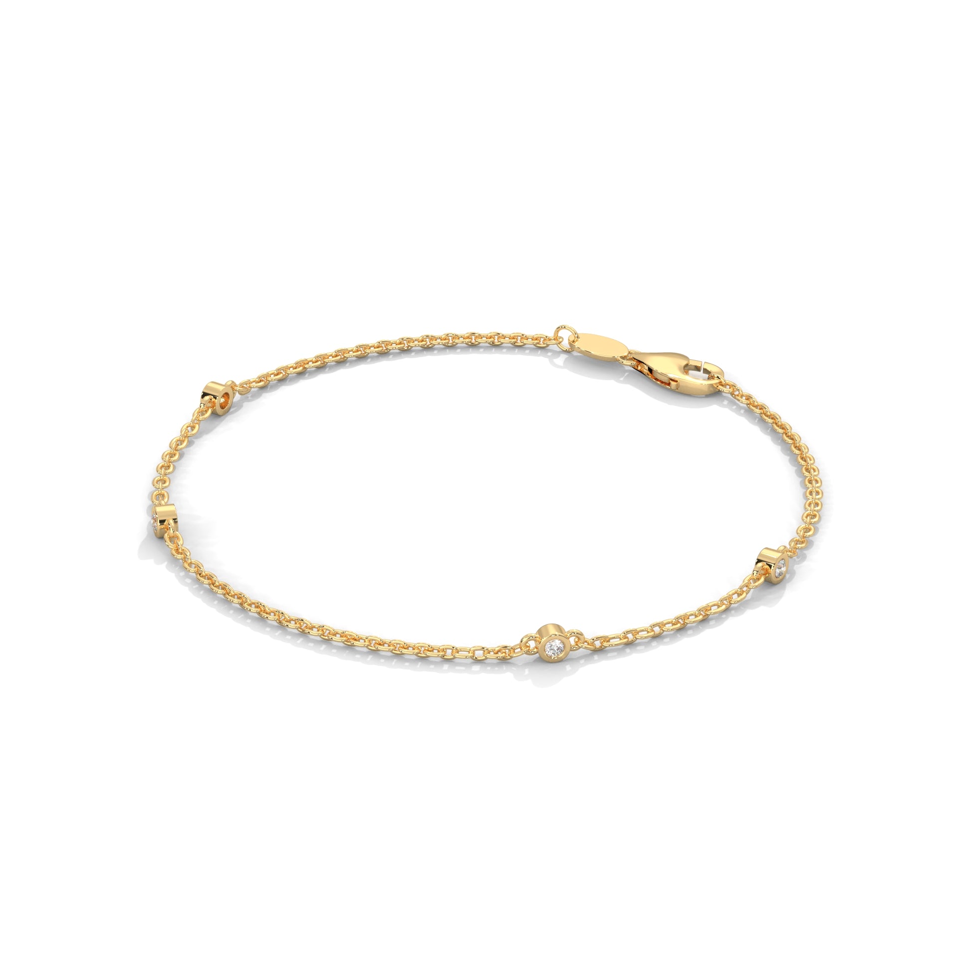 Beaded Diamond Bracelet (1/14 ct. tw)