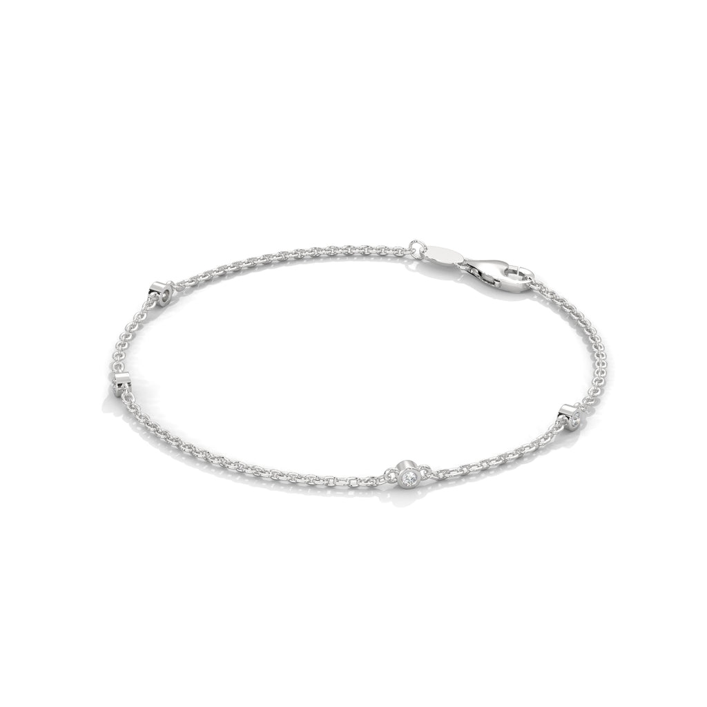 Beaded Diamond Bracelet (1/14 ct. tw)