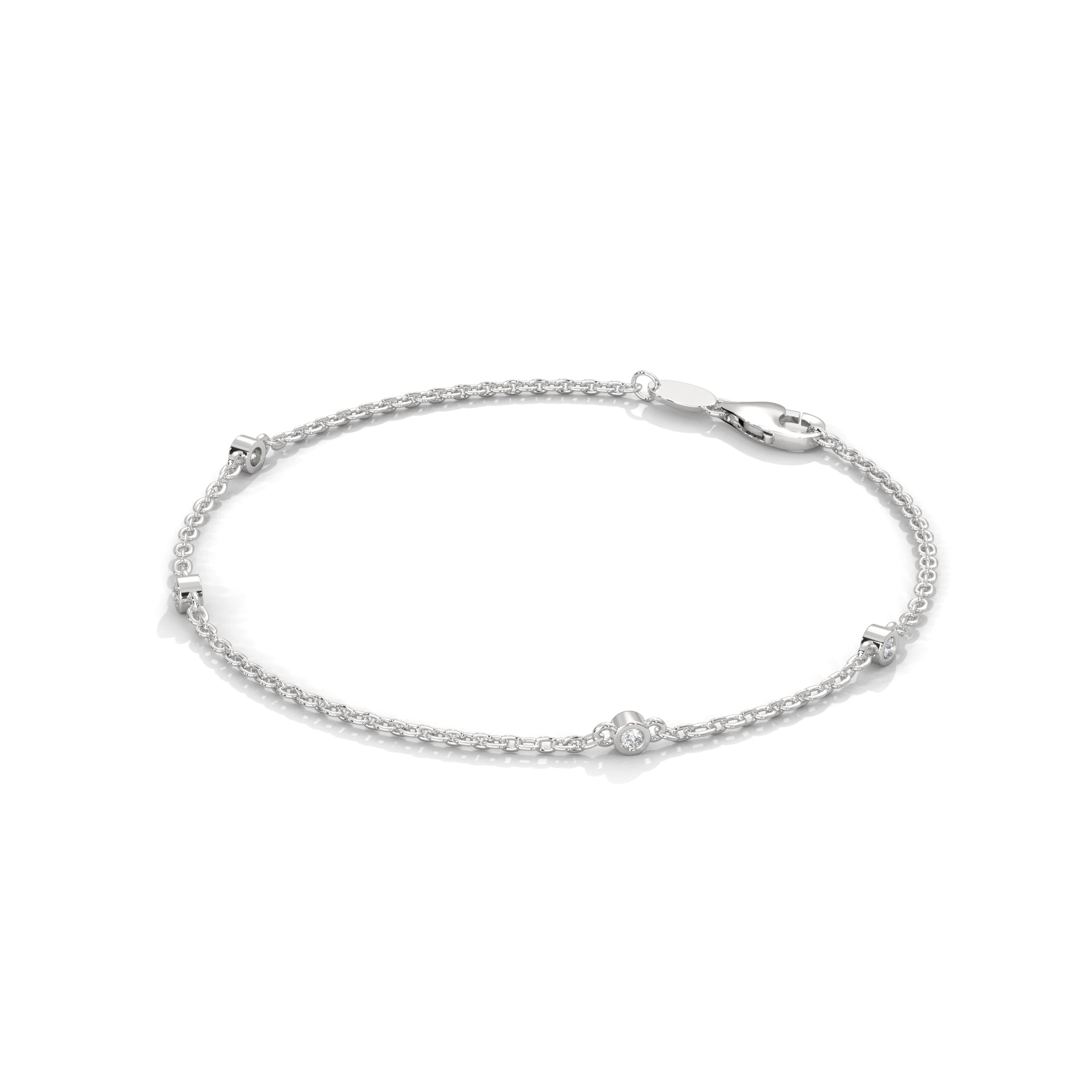 Beaded Diamond Bracelet (1/14 ct. tw)