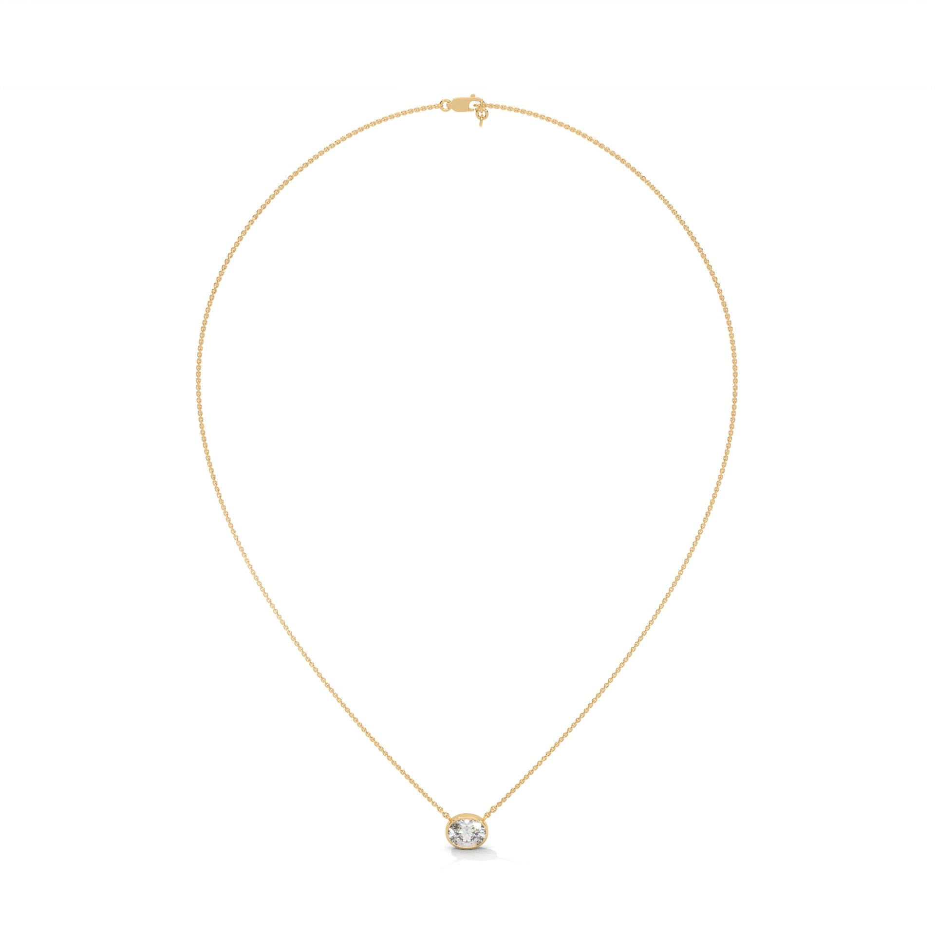 Vue Oval Diamond Pendant Necklace (0.75 ct. tw.)