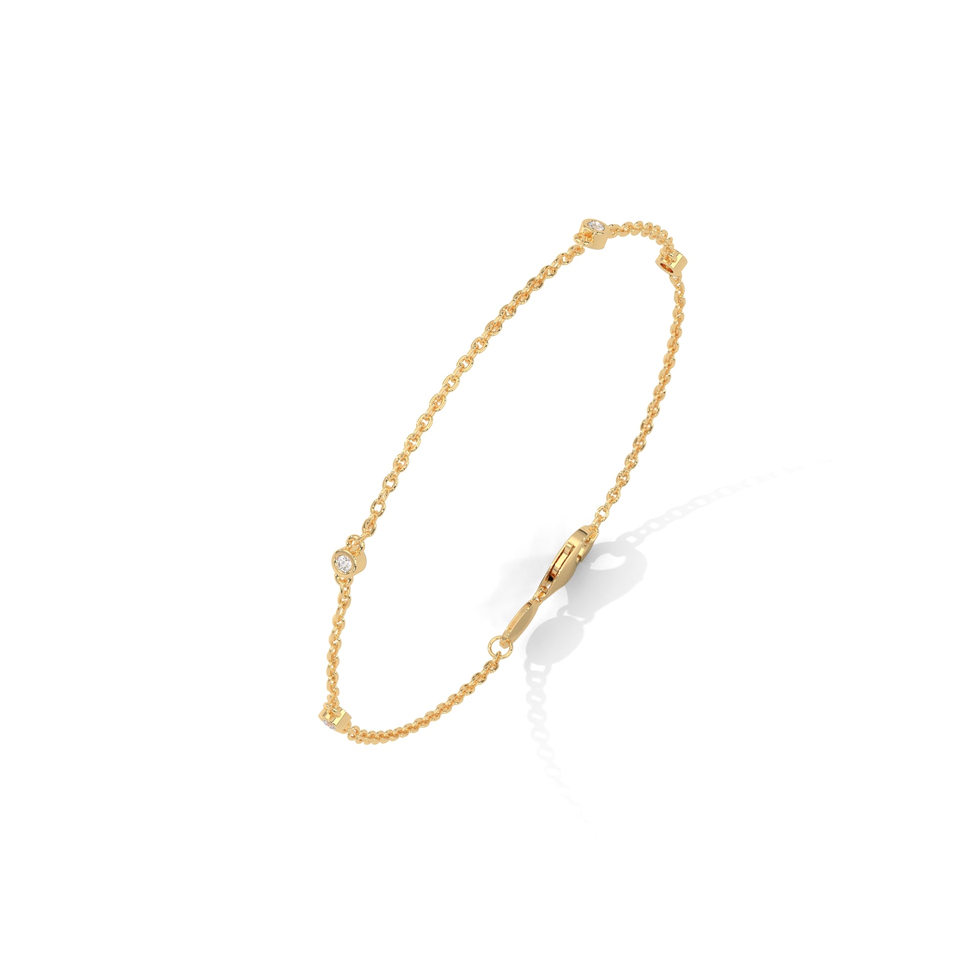 Beaded Diamond Bracelet (1/14 ct. tw)