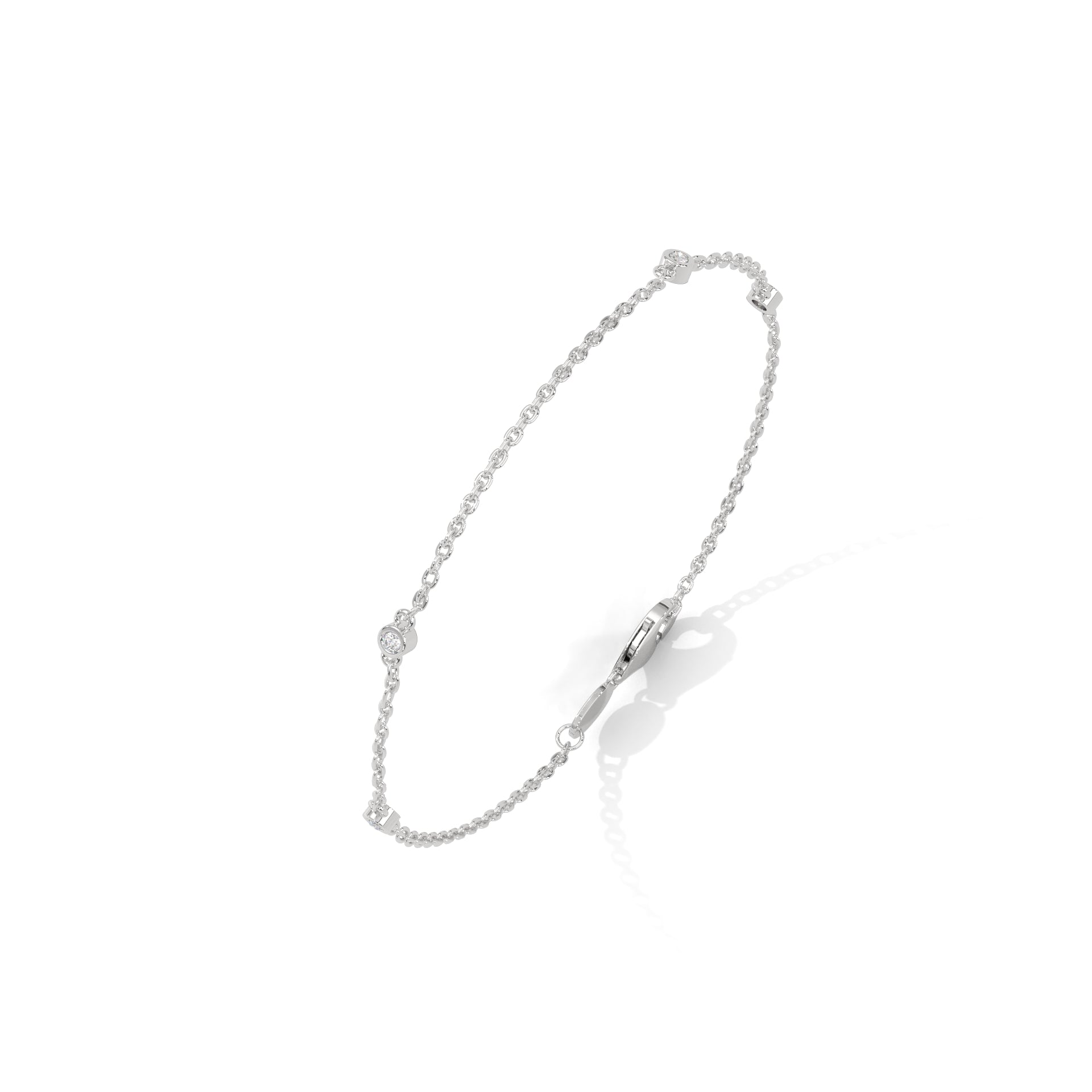 Beaded Diamond Bracelet (1/14 ct. tw)