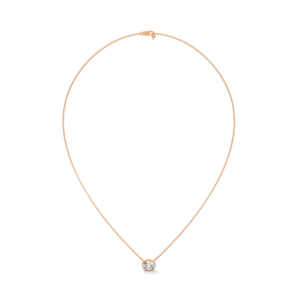 Vue Oval Diamond Pendant Necklace (0.75 ct. tw.)