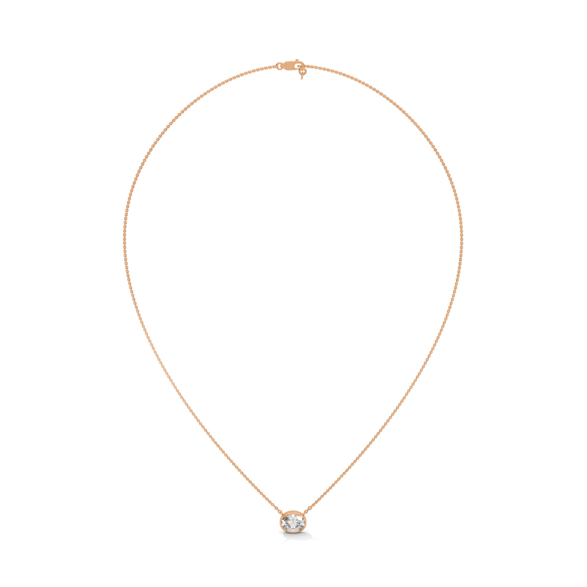 Vue Oval Diamond Pendant Necklace (0.75 ct. tw.)
