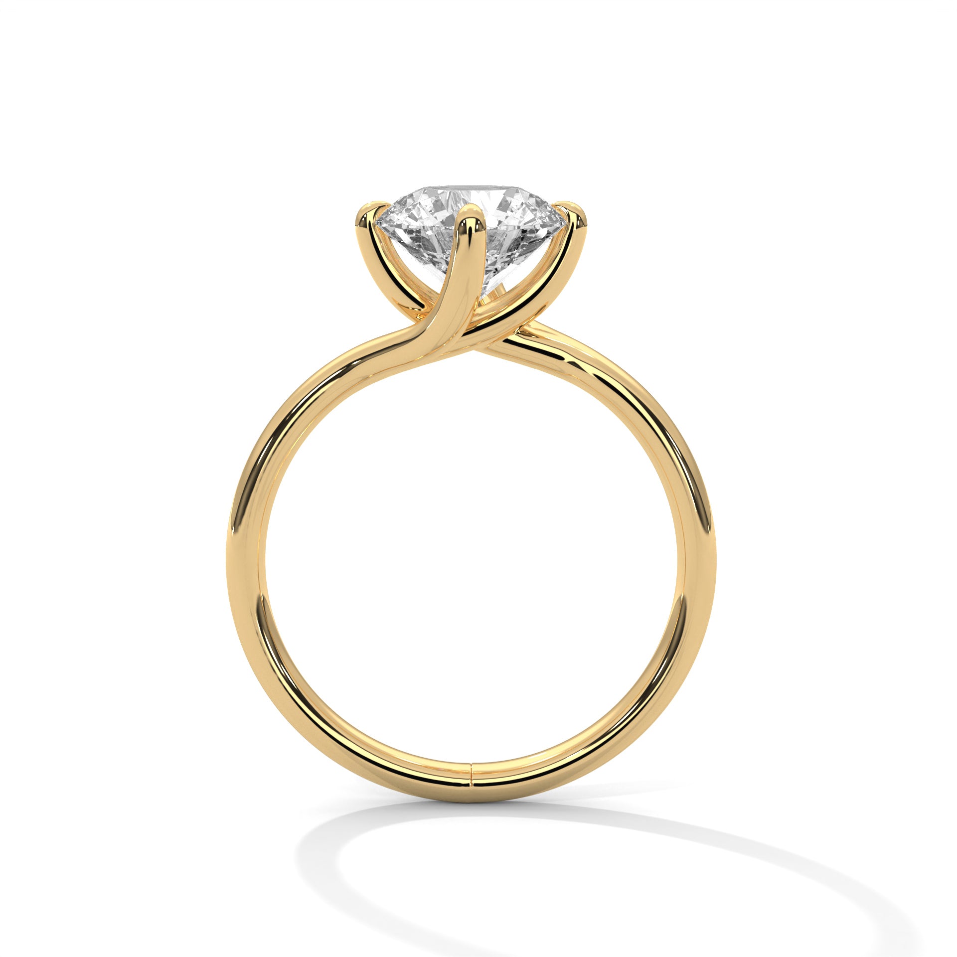 Elara Ring 2ct Round Brilliant Cut Diamond