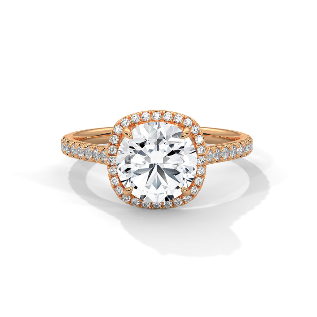 Eclipse Halo Diamond Ring (2.00ct cntr.)