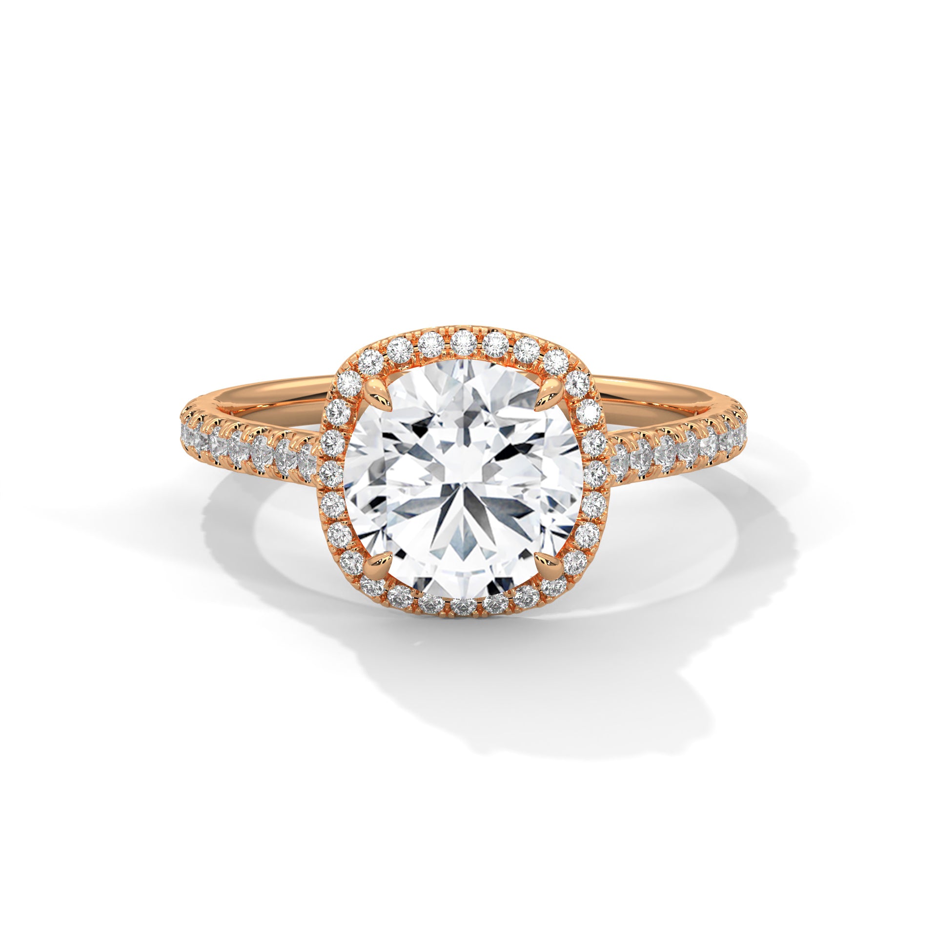 Eclipse Halo Diamond Ring (2.00ct cntr.)