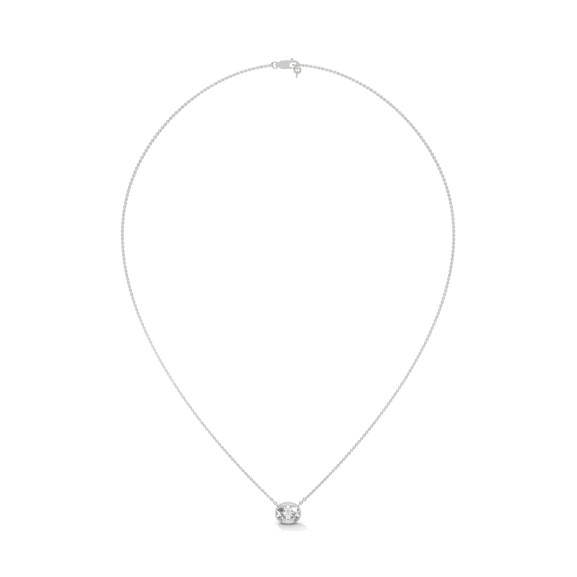 Vue Oval Diamond Pendant Necklace (0.75 ct. tw.)
