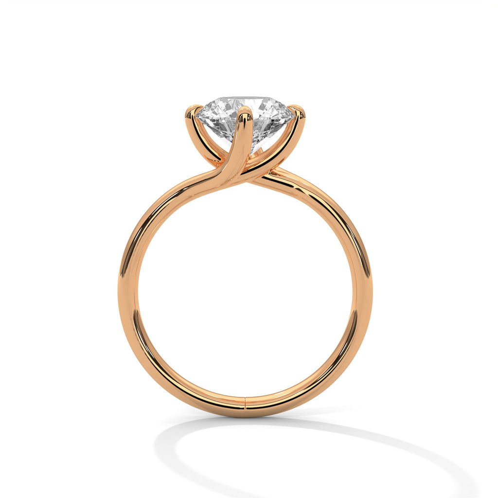 Elara Ring 2ct Round Brilliant Cut Diamond