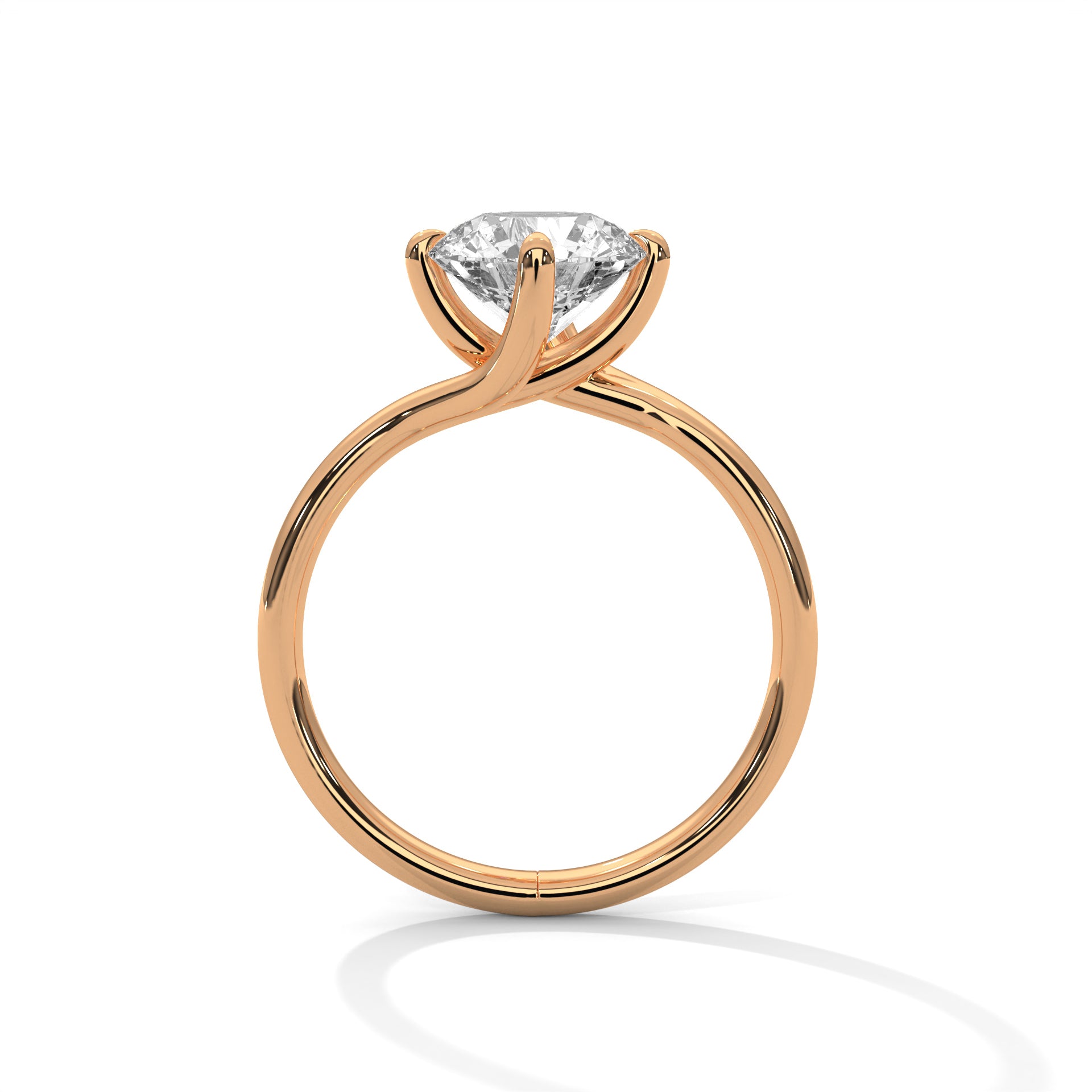 Elara Ring 2ct Round Brilliant Cut Diamond
