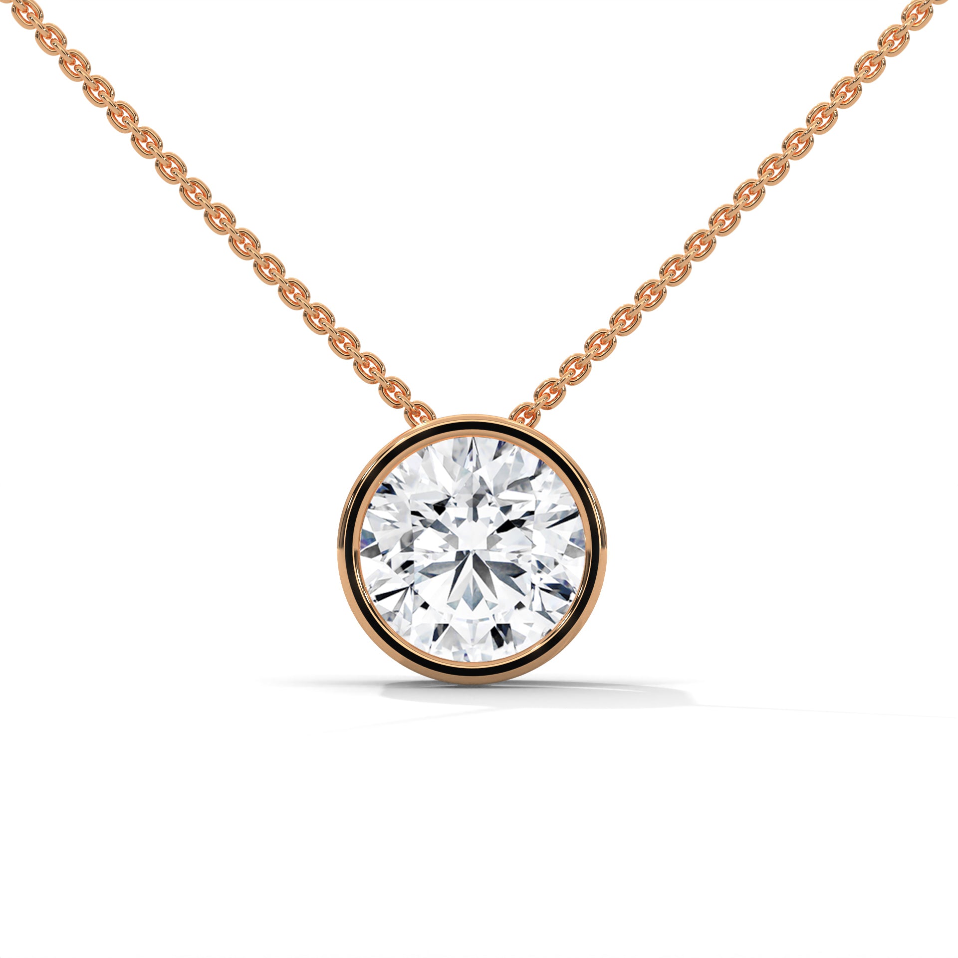 Ethos Round Diamond Pendant Necklace (2ct. tw.)