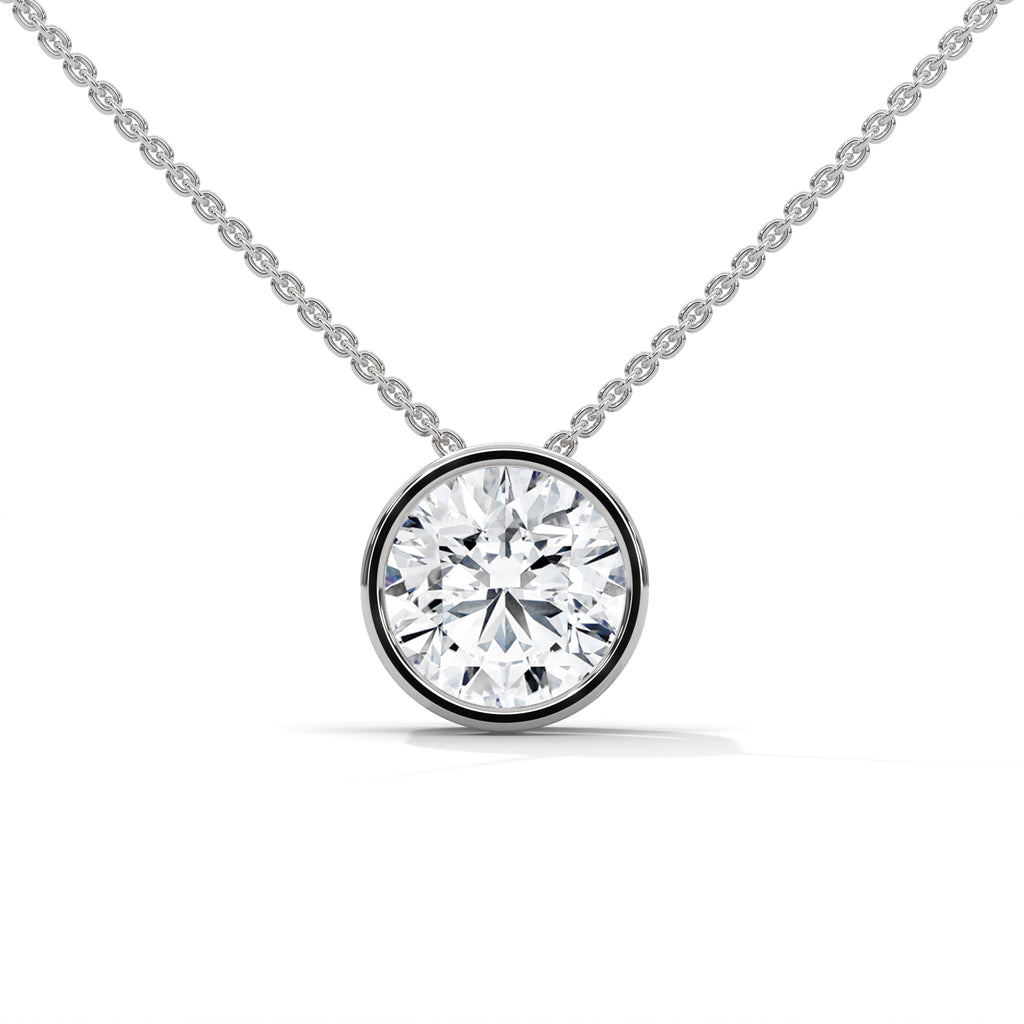 Ethos Round Diamond Pendant Necklace (2ct. tw.)