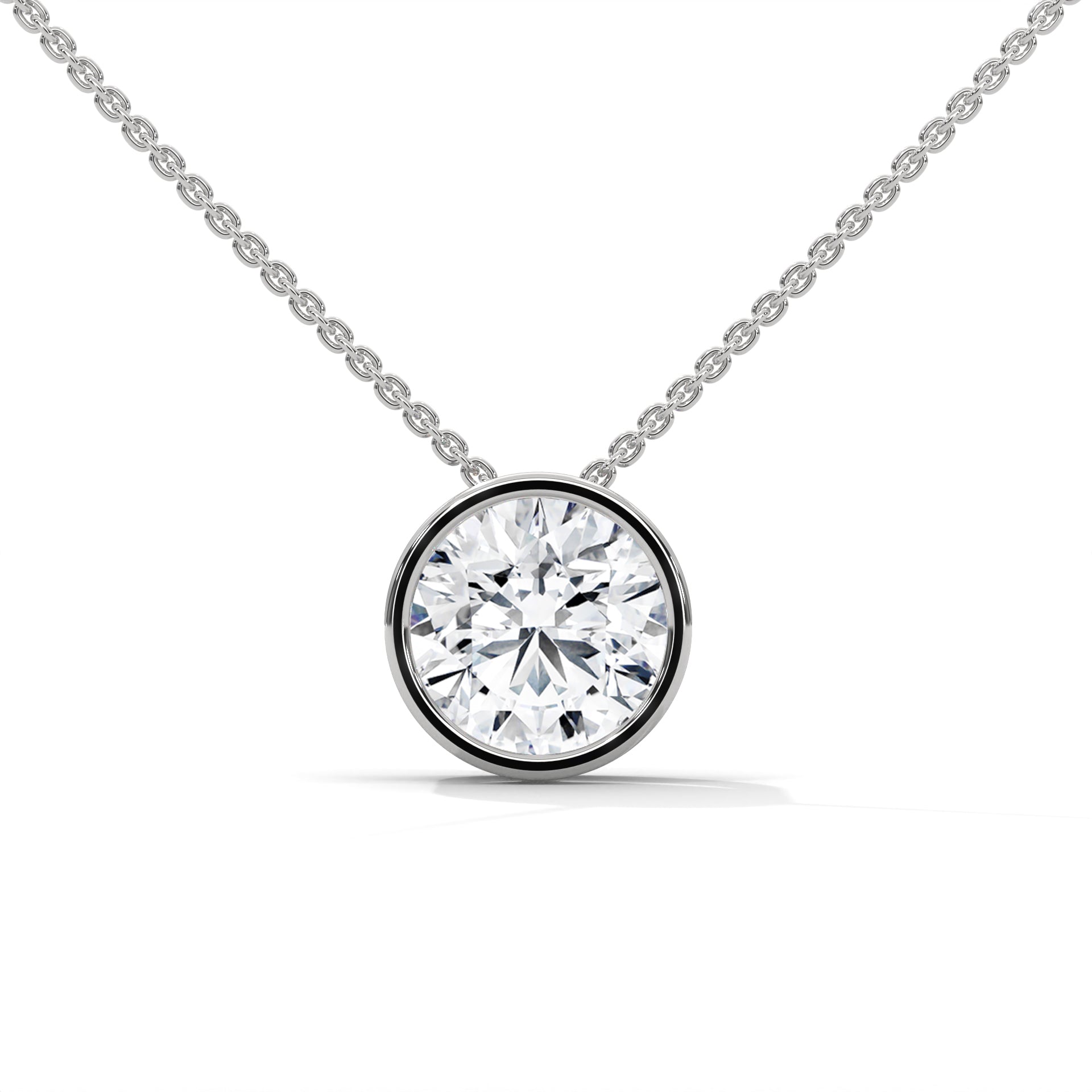 Ethos Round Diamond Pendant Necklace (2ct. tw.)